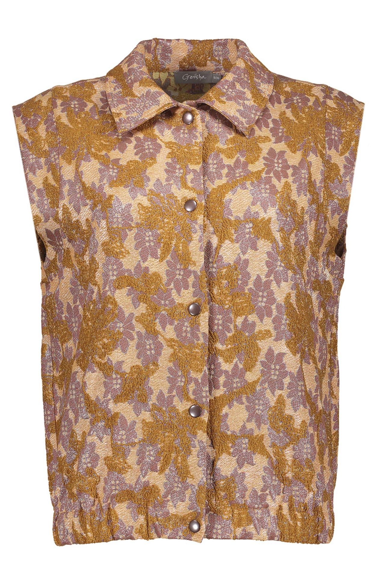 GILET ORANGE/SOFT PINK 1