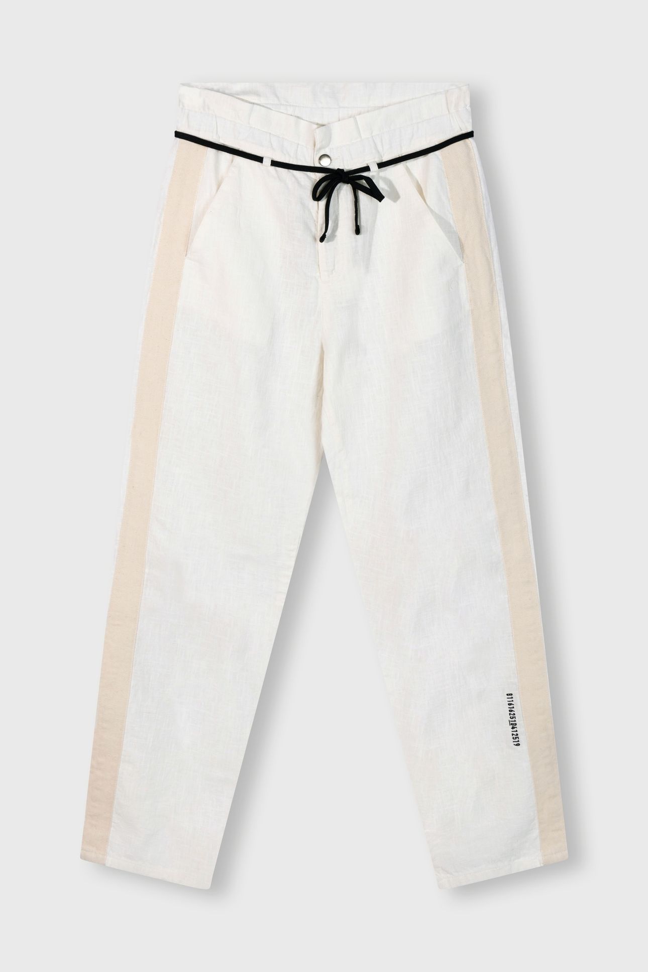 PAPERBAG PANTS ECRU 1