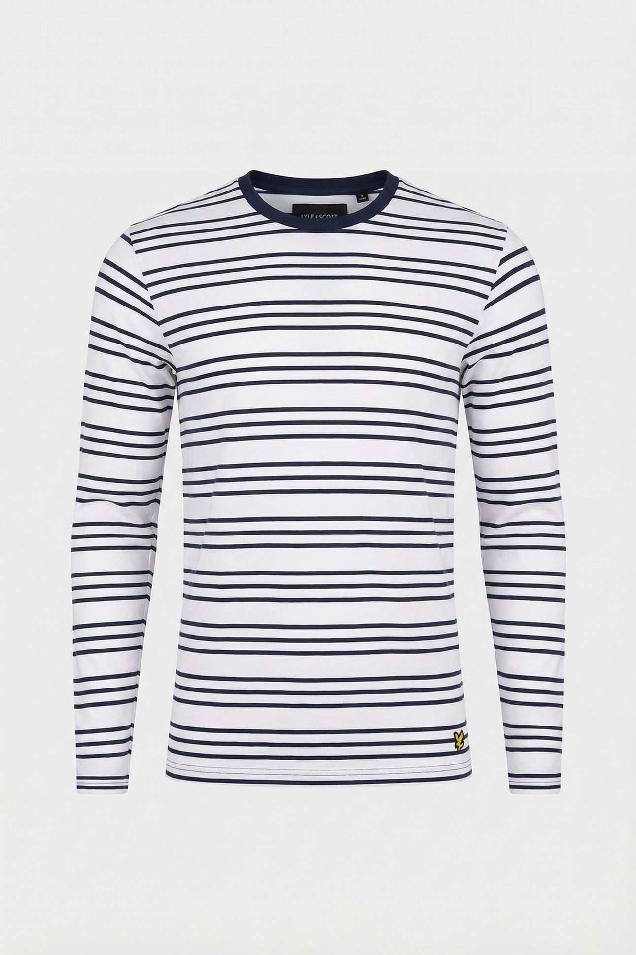 2 PACK STRIPED LONG SLEEVE T-SHIRT WHITE STRIPE/NAVY 6