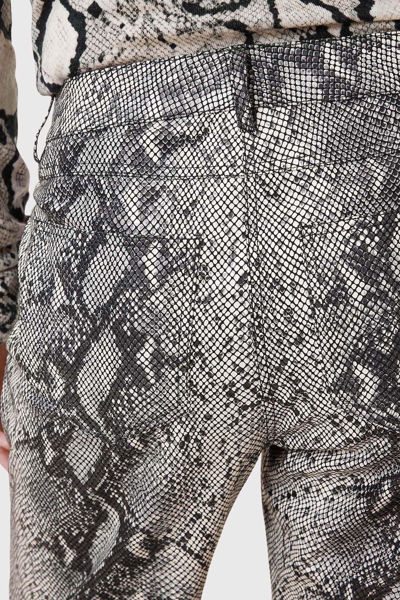 SAIGE SNAKE TROUSER NATURAL WHITE 7