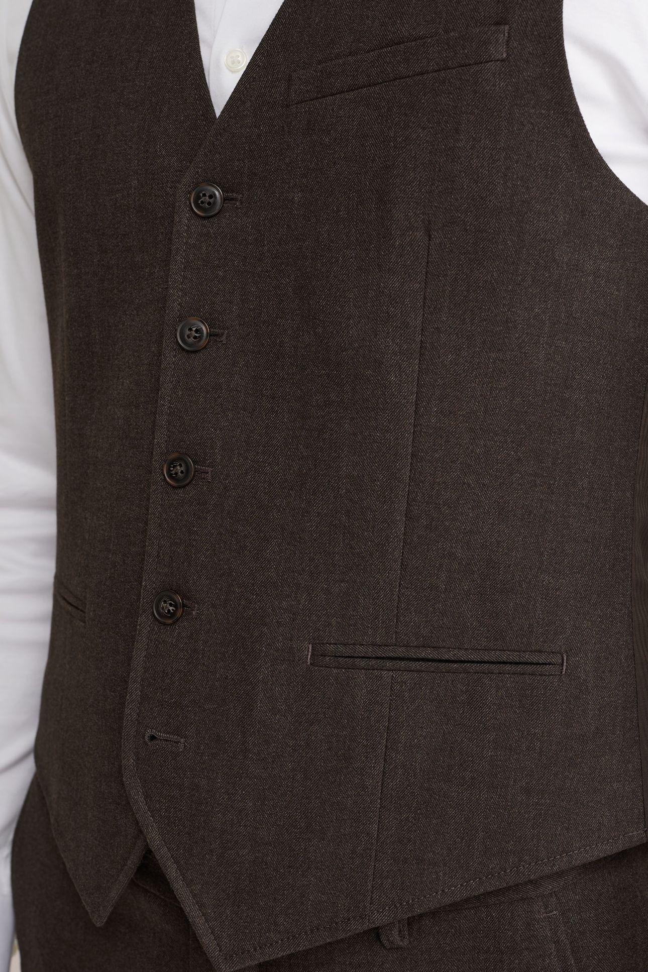WAISTCOAT DARK BROWN 5