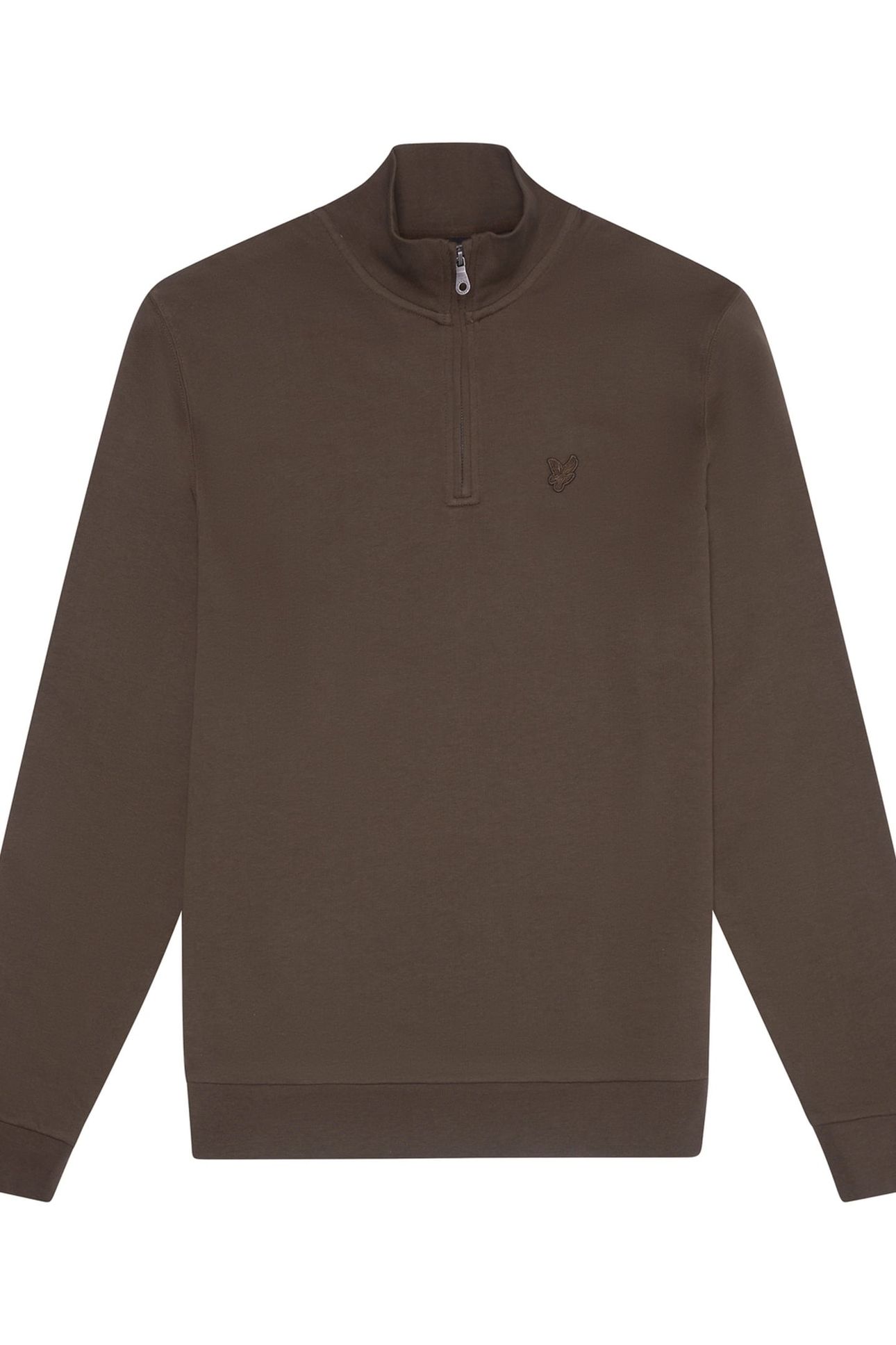 TONAL EAGLE QUARTER ZIP SWEAT FORM GREEN 4
