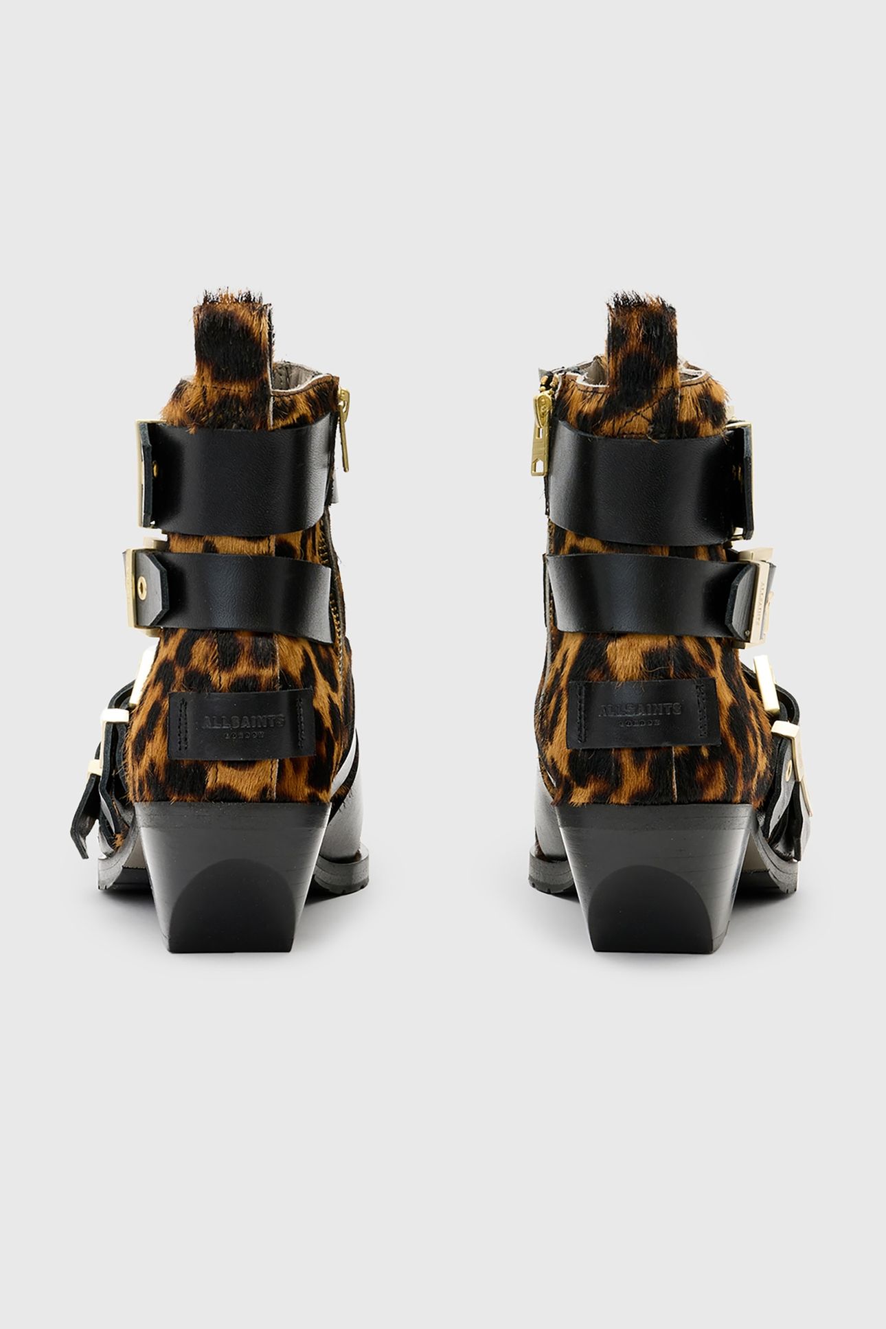 JANE BUCKLE BOOT LEPPO BROWN/BLACK 5