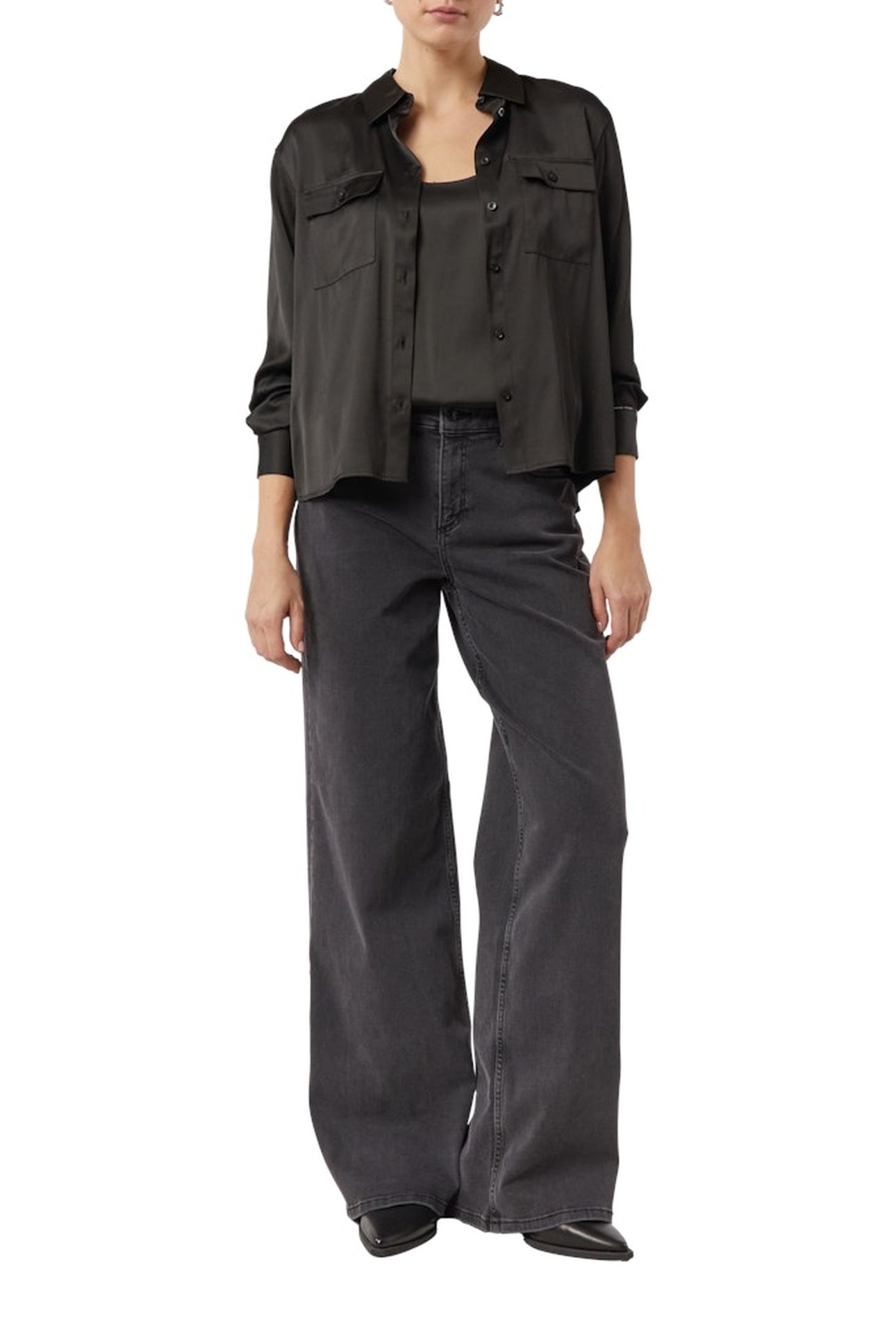COMMA BLOUSES BLACK 2