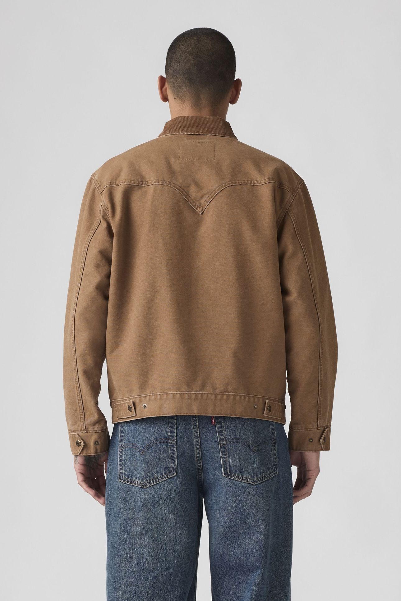 WESTERN SHORTHORN TRUCKER JACKET BROWN 3