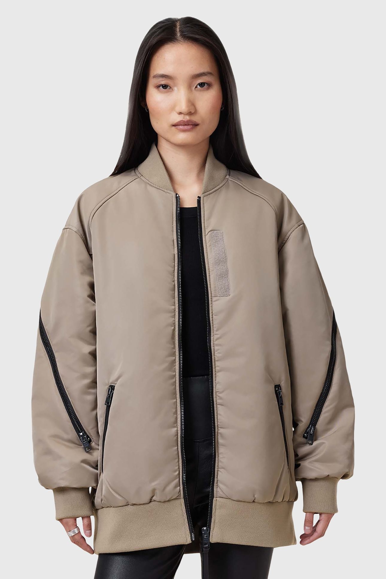 HANAA BOMBER NOUGAT TAUPE 2