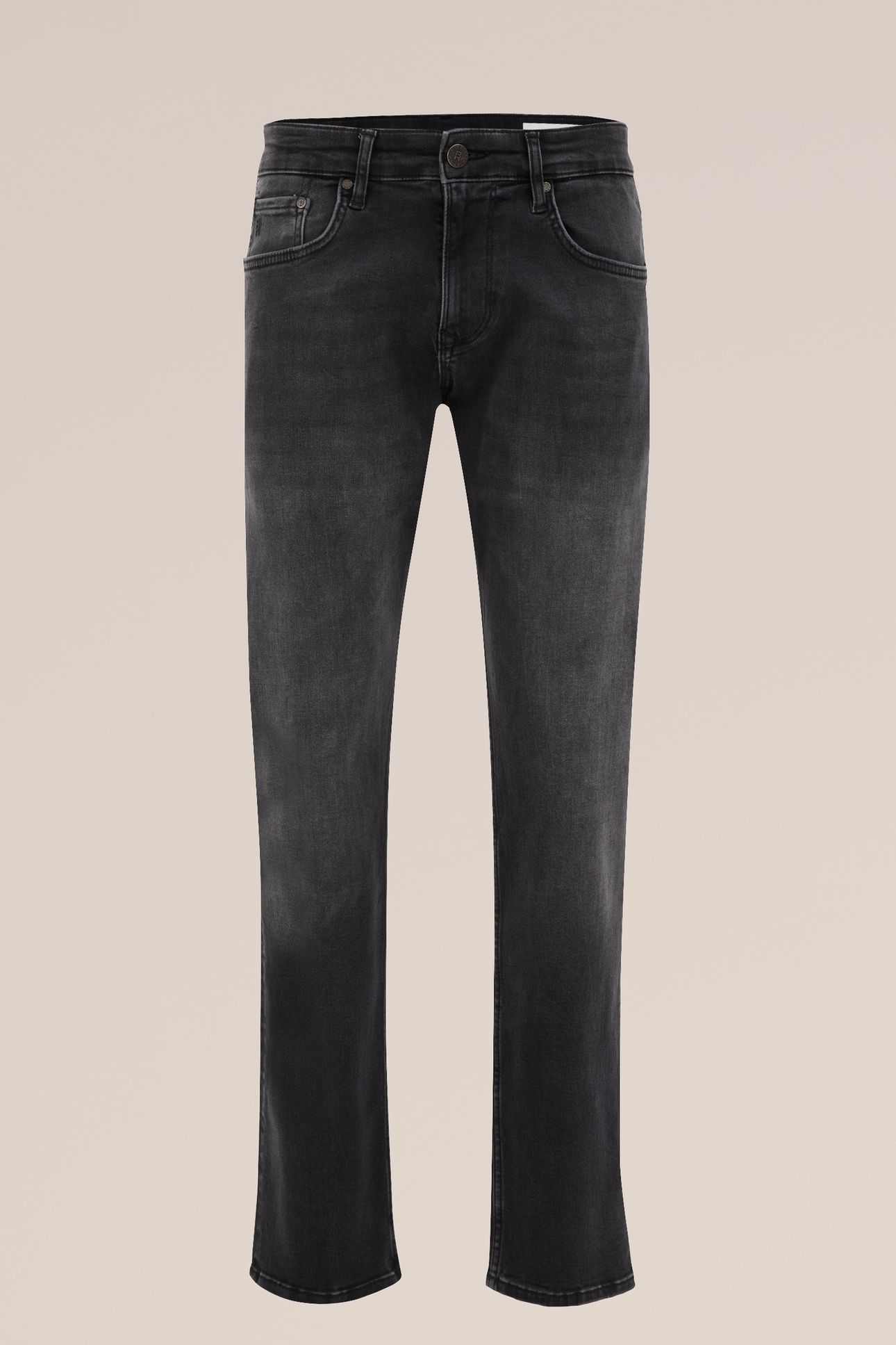 5-POCKET MID WAIST DARK GREY 4