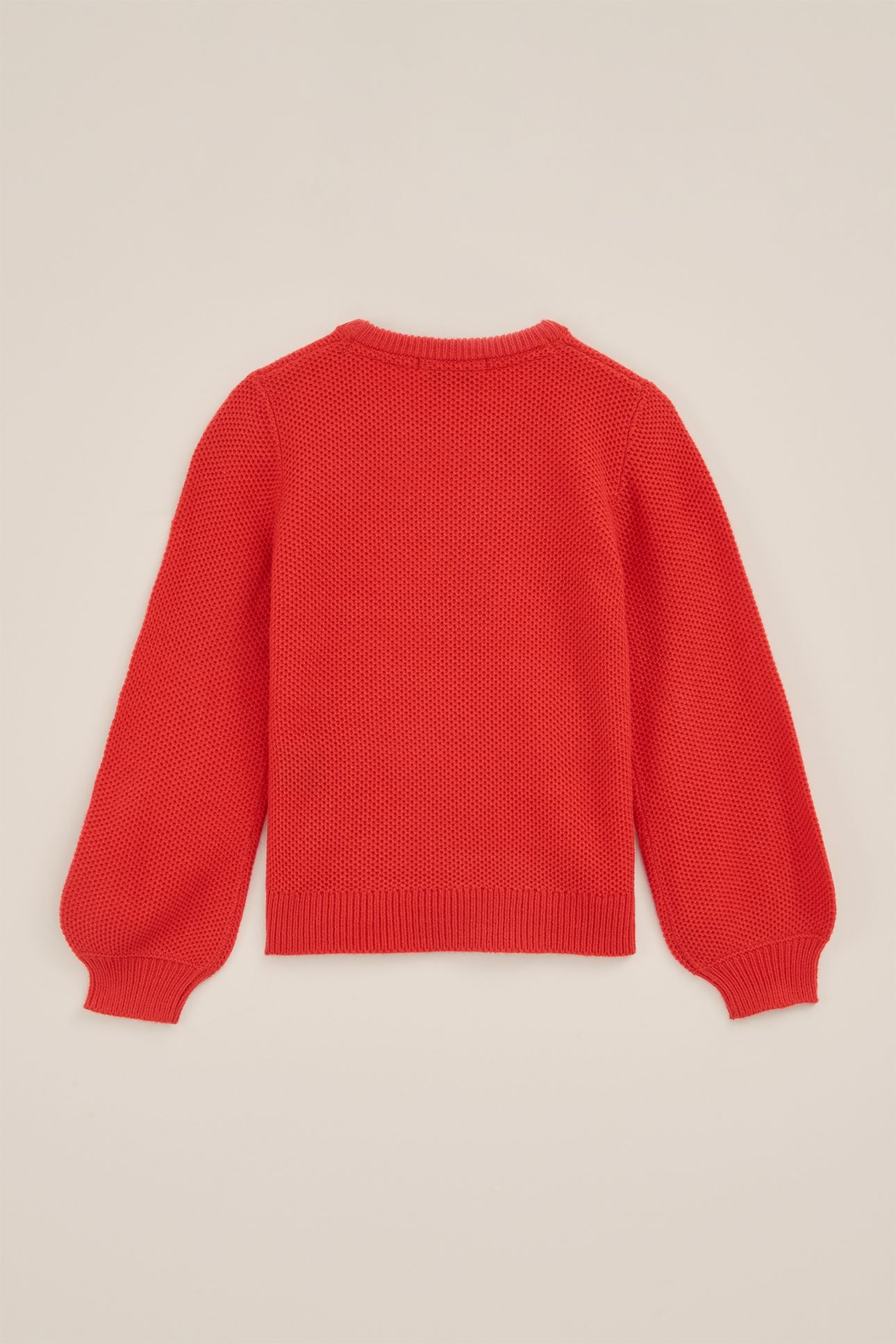 KNITTED PULLOVER BRIGHT RED 4