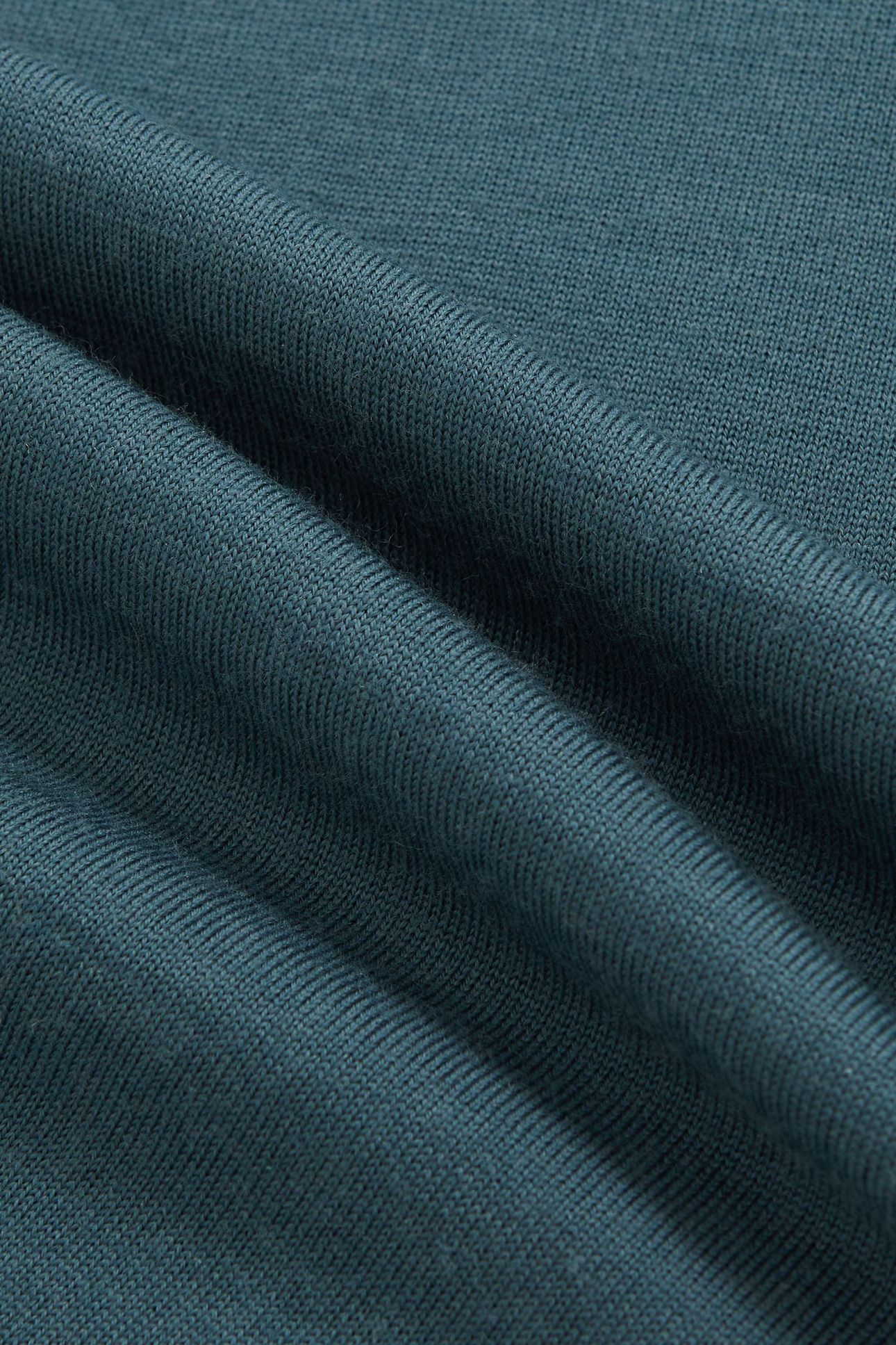 LS HALF ZIP FUNNEL MERINO WOOL JUMPER ORION BLUE 5