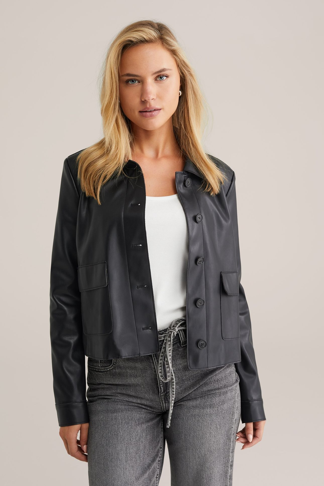 JACKET NORMAL LENGTH BLACK 1