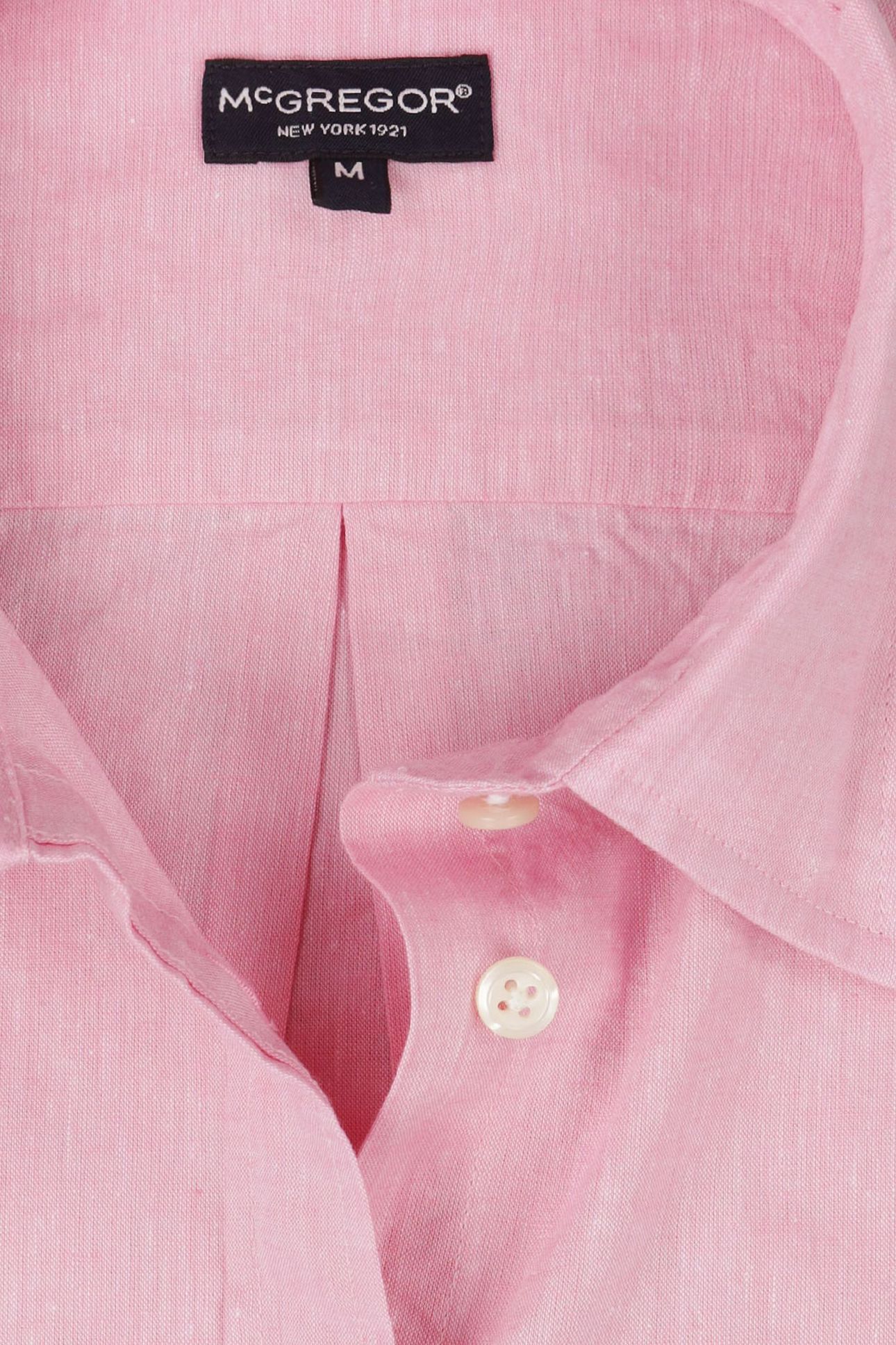 SOLID LINEN BLEND SHIRT LIGHT PINK 6
