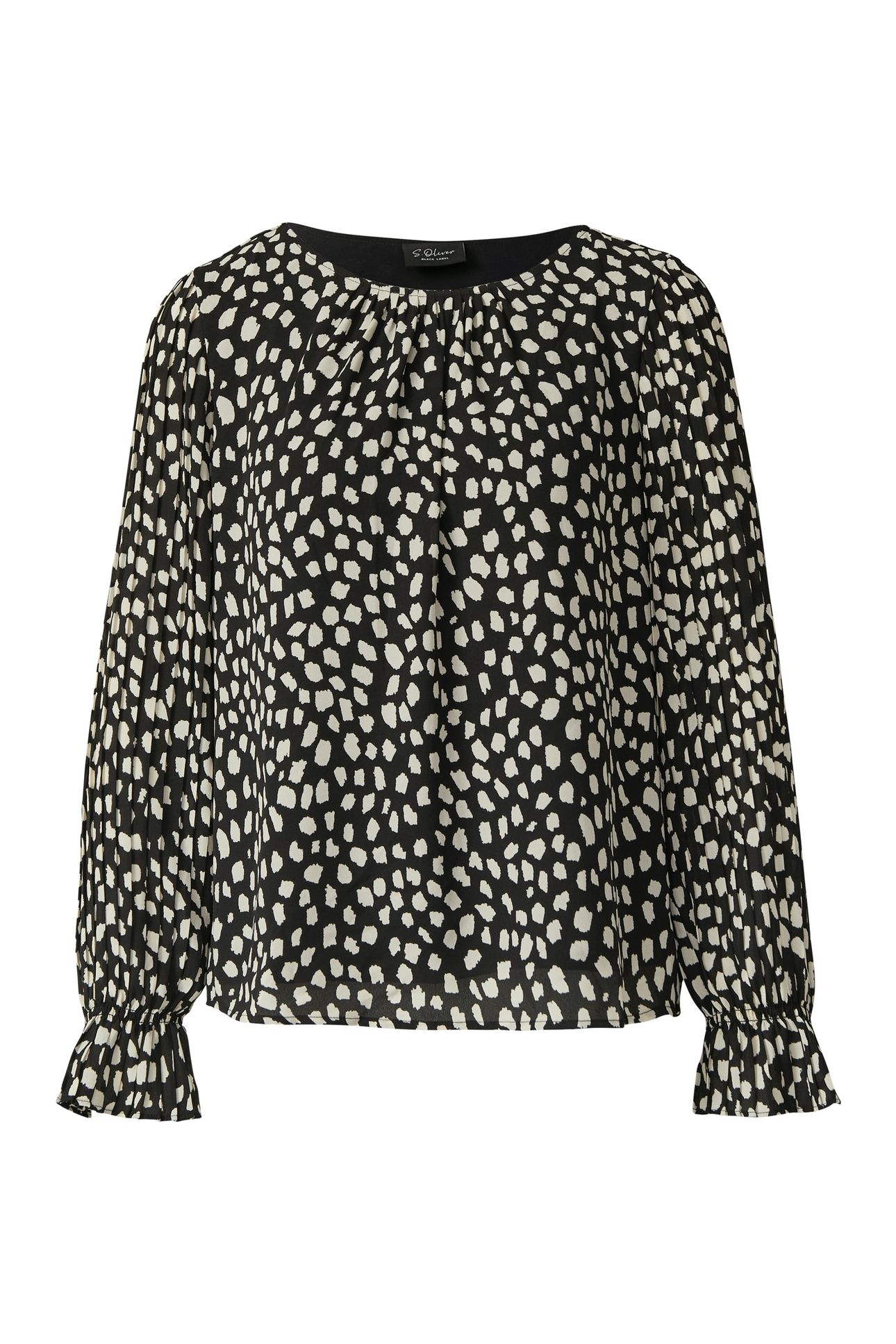 S.OLIVER BLOUSES BLACK 4