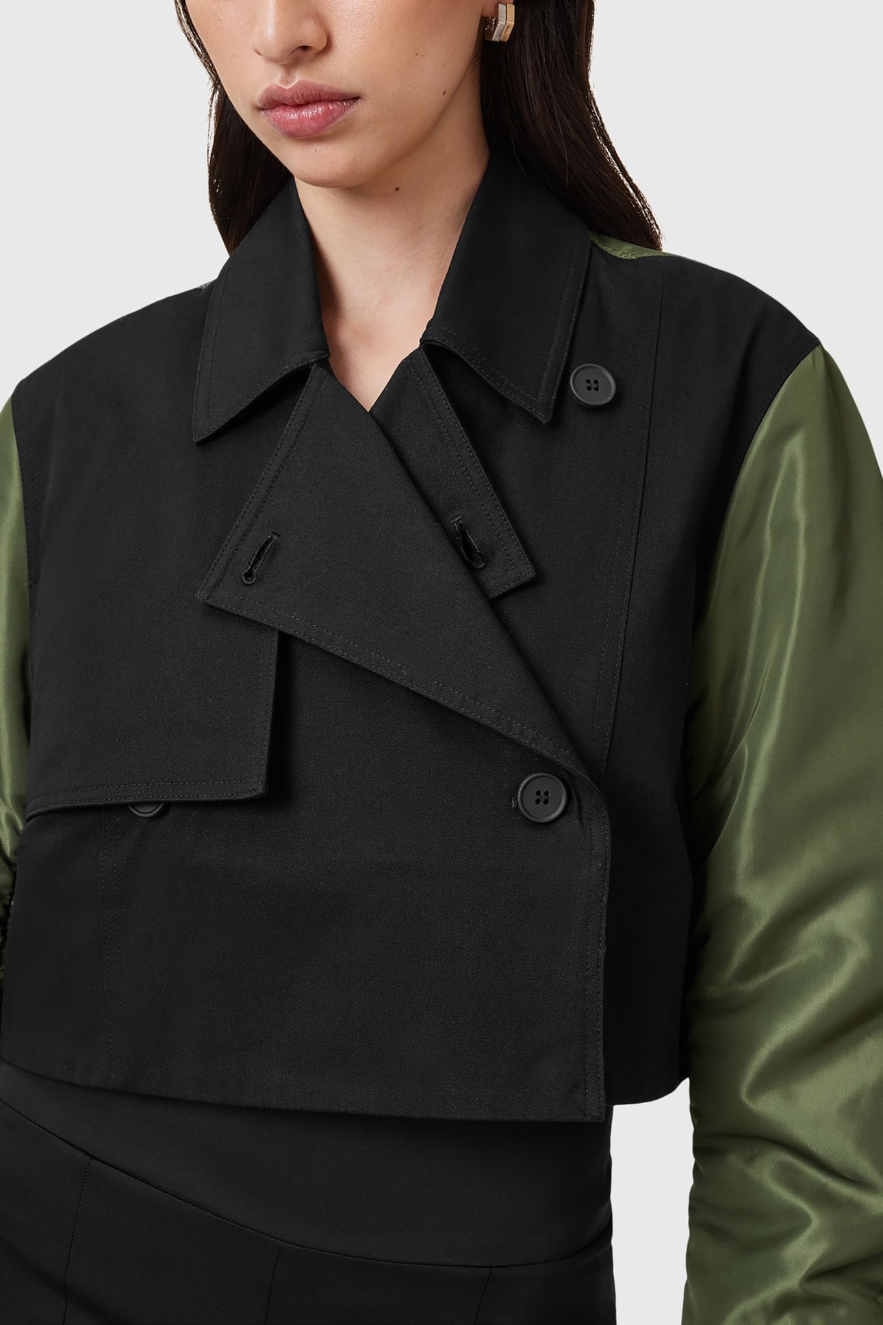 PENNI TRENCH KHAKI GREEN/BLACK 9