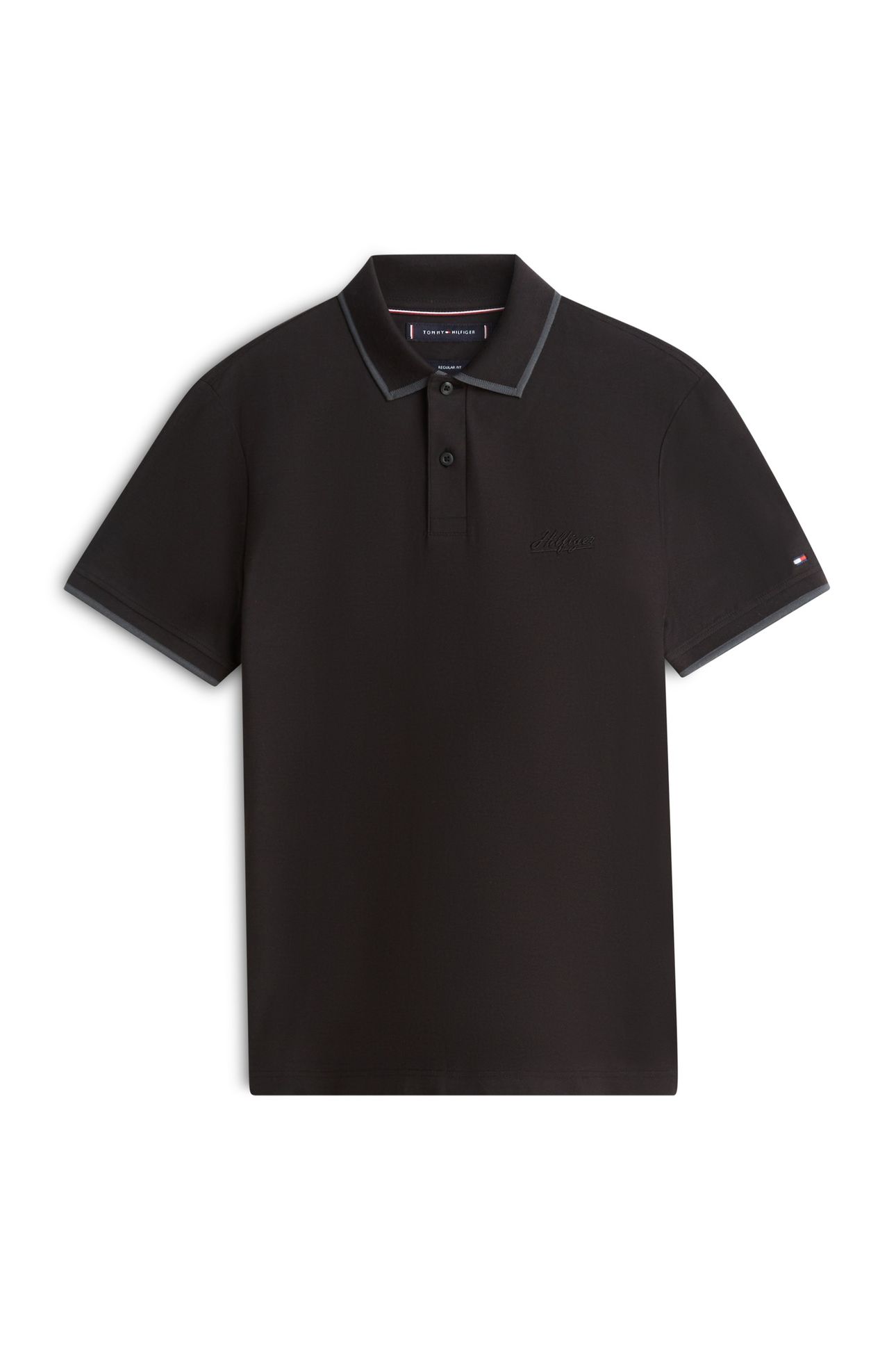 TWILL EMBROIDERY LOGO REGULAR BLACK 4