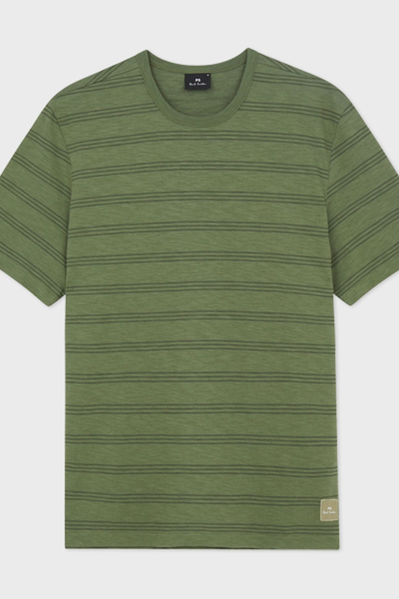 REG FIT T SHIRT LT GREYISH GREEN 2