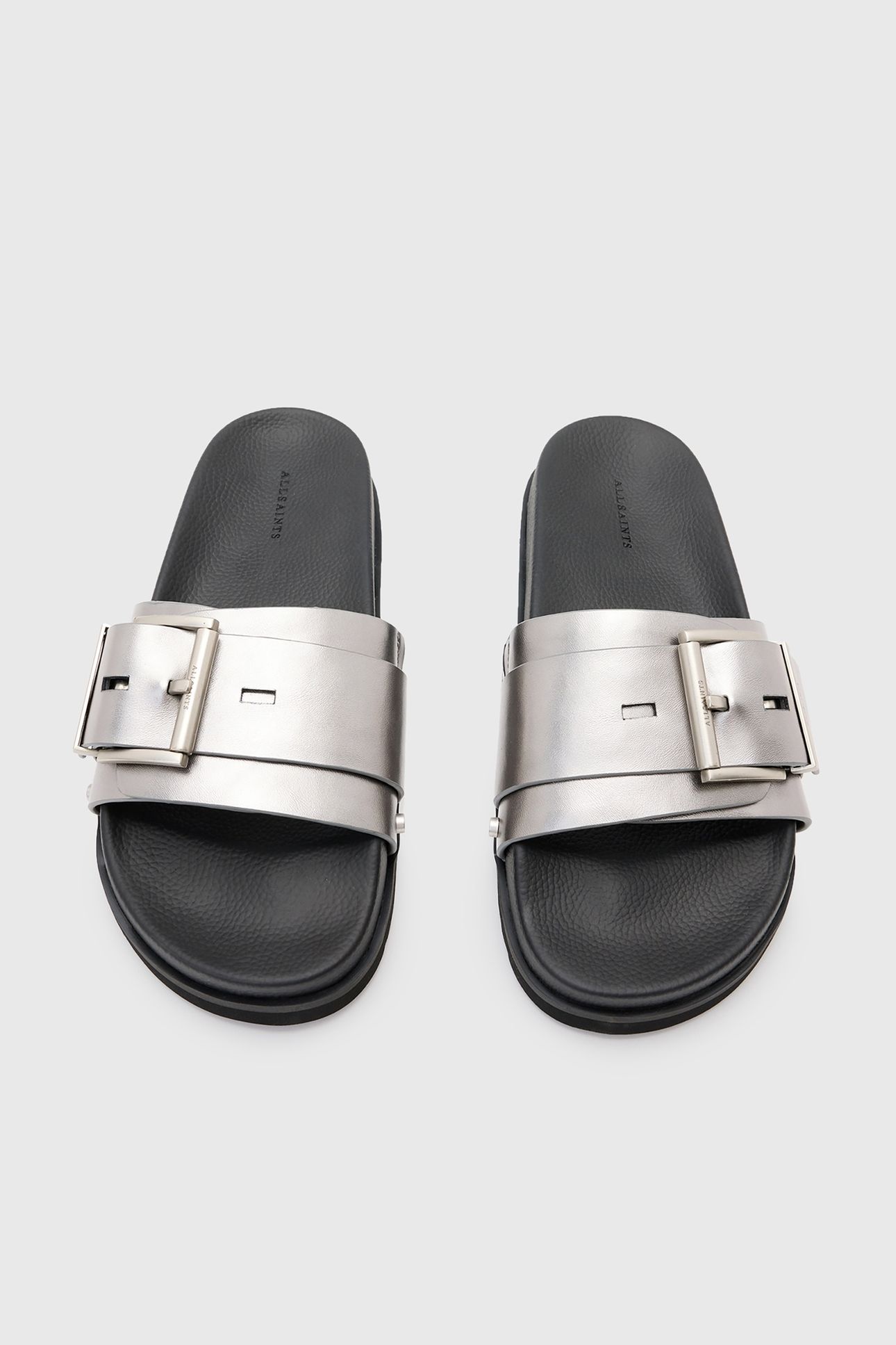 ELLIE STUD SLIDER GUNMETAL GREY 2