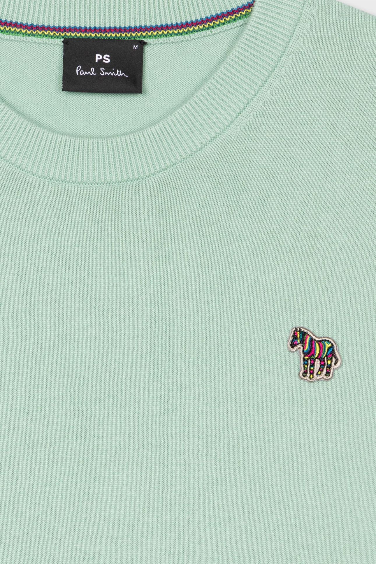 SWEATER CREW NECK ZEB BAD GREEN 2