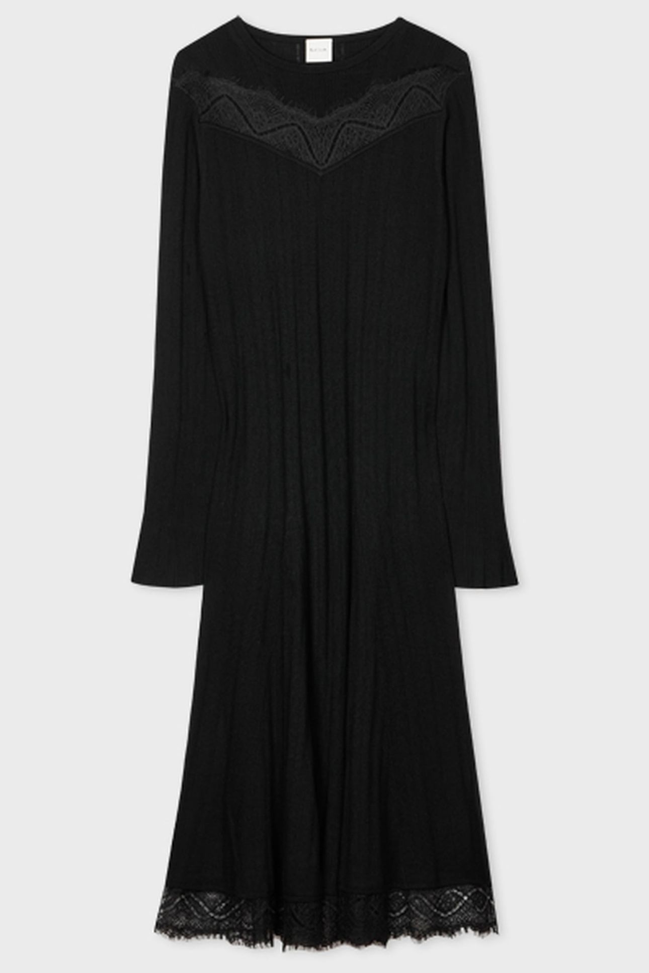 KNITTED DRESS BLACK 6