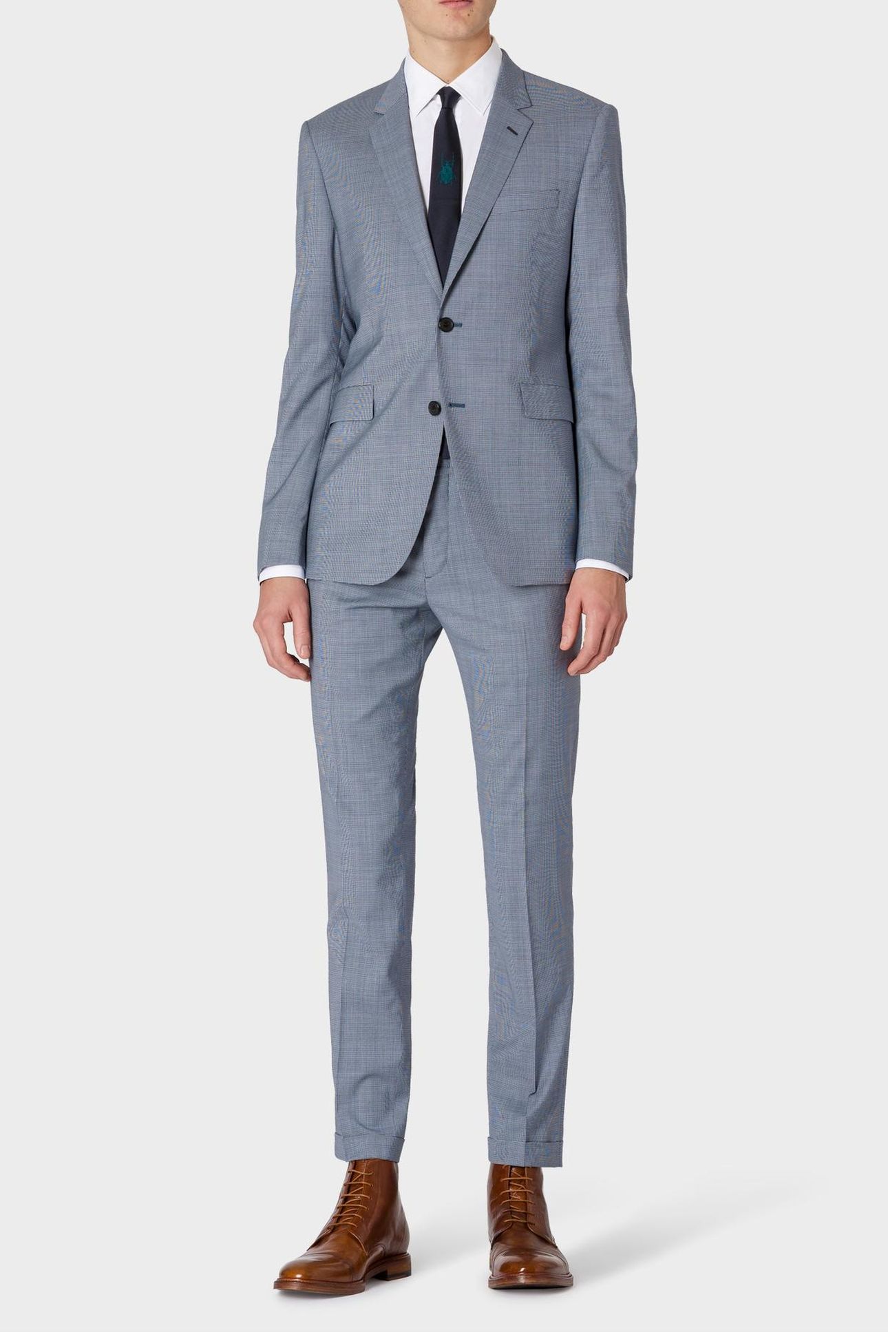 GENTS S/C SUPER SLIM SHIRT WHITE 3