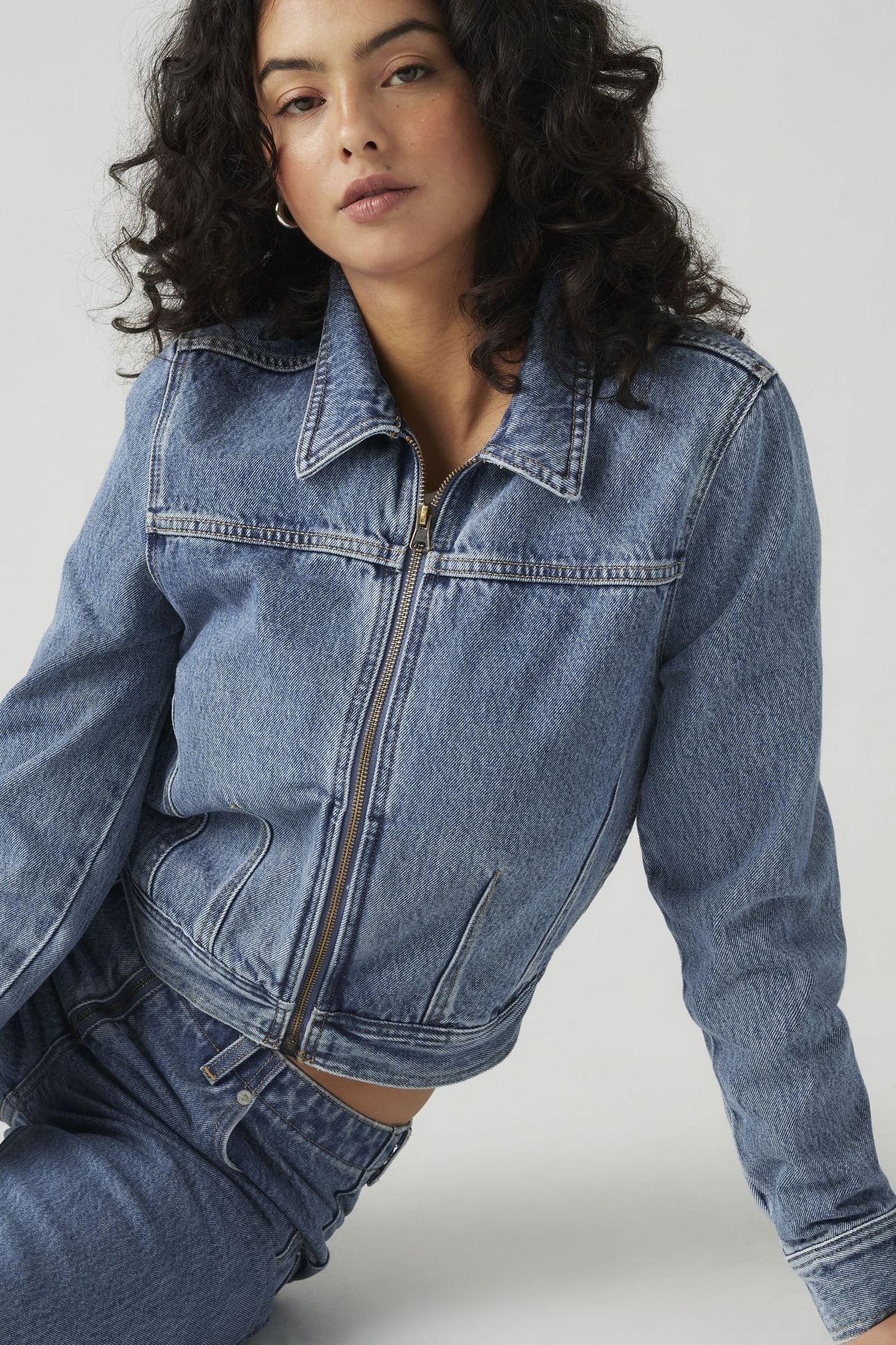 XS DART TRUCKER JACKET BLUE 1