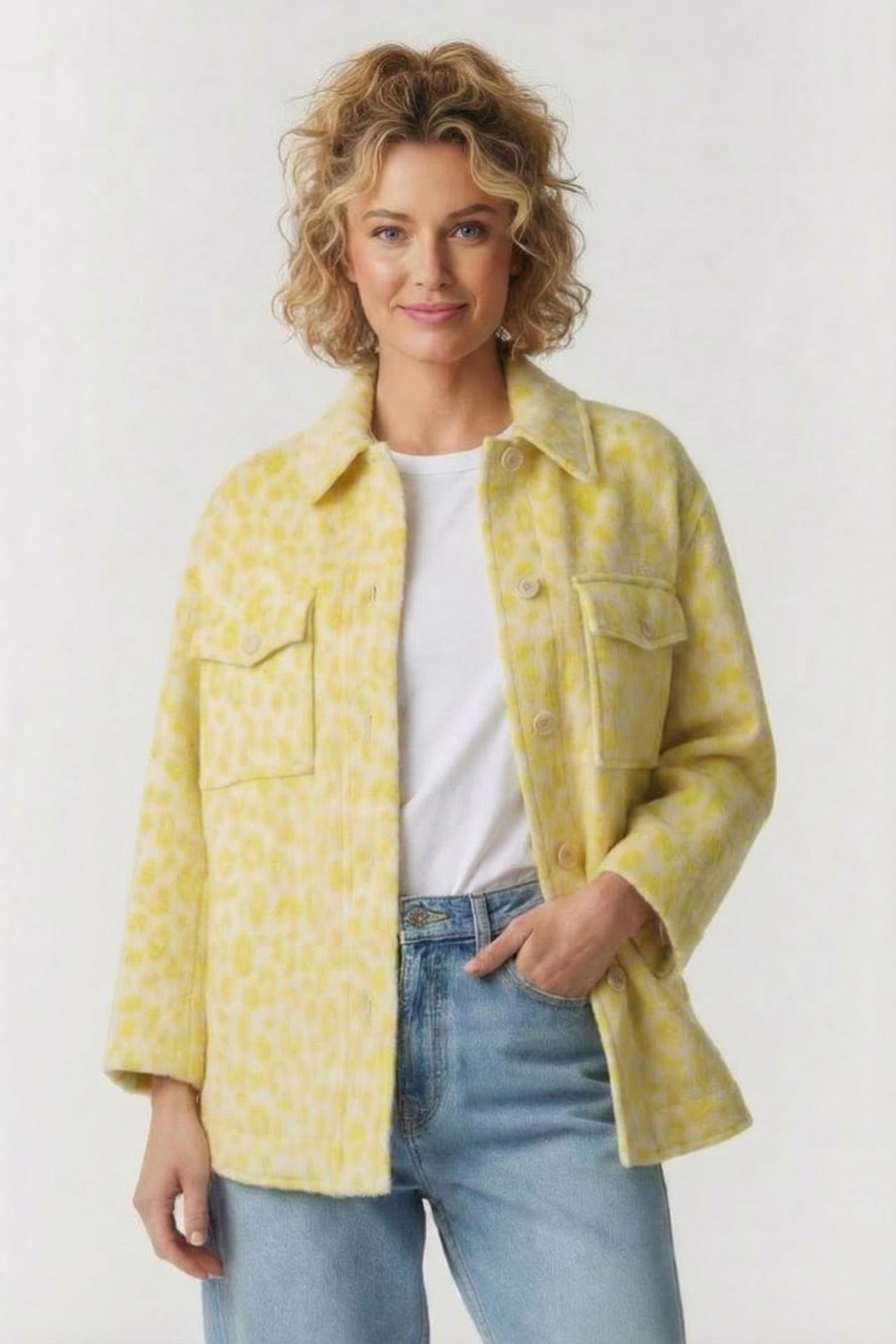 ODELINO COAT YELLOW 1
