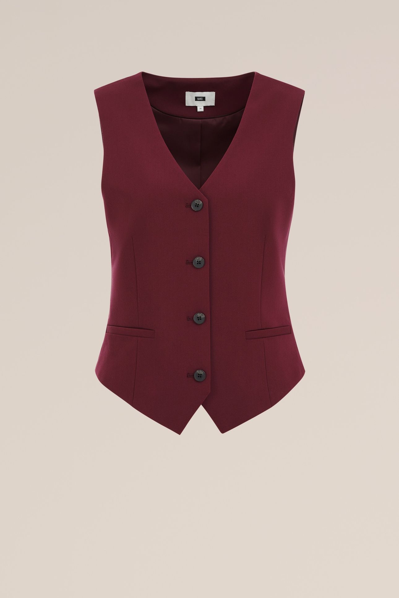 WAISTCOAT BURGUNDY RED 4