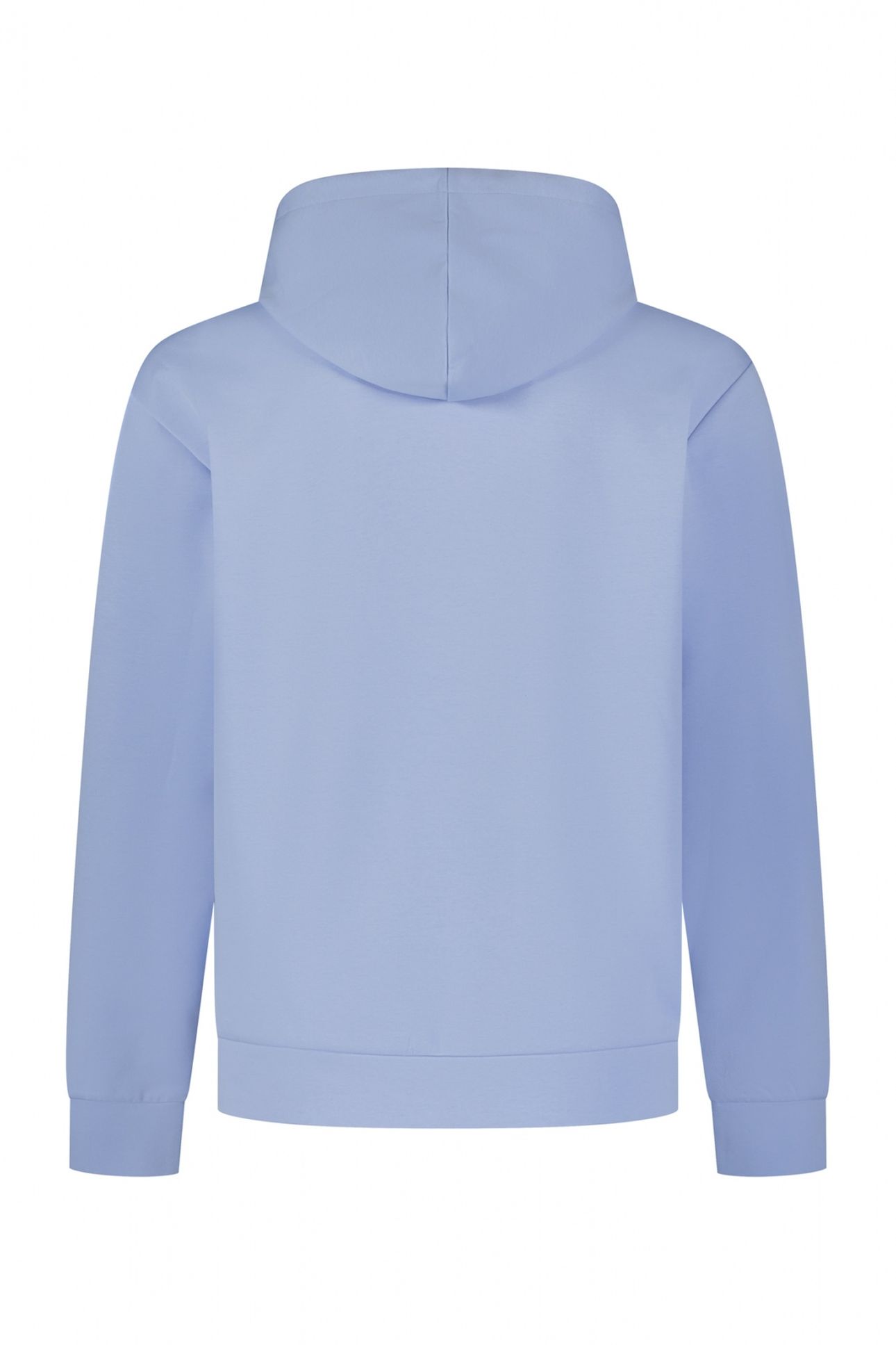 SWEATER FULL ZIPPER HOODED INTERLOCK BLUE 2