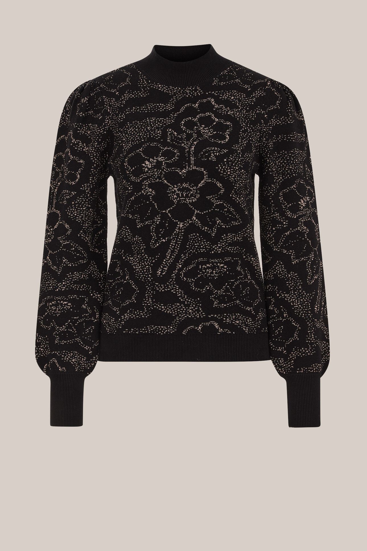 KNITTED PULLOVER BLACK 4