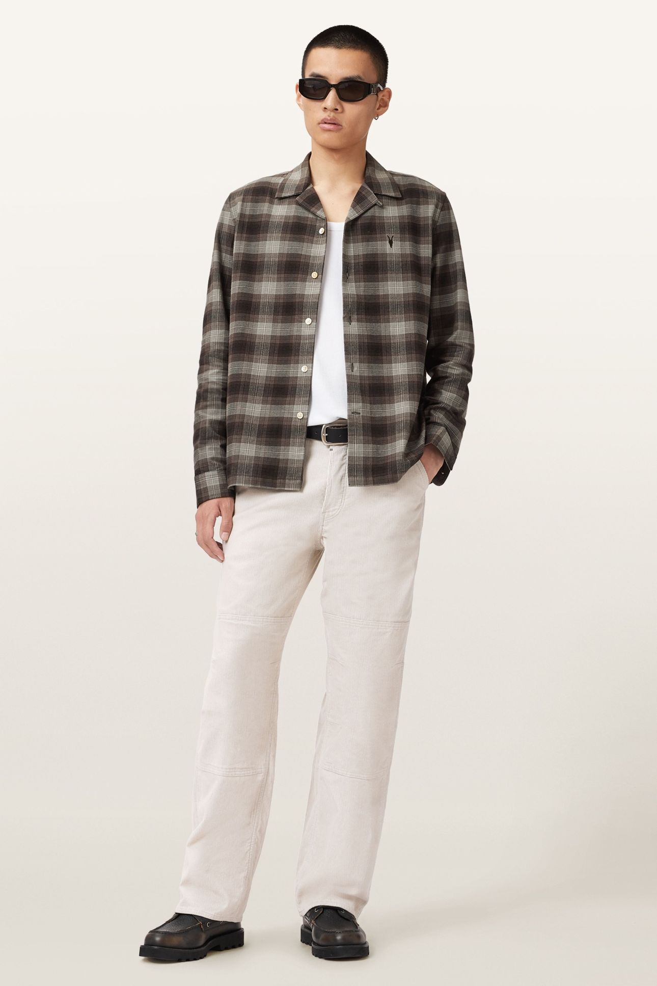 INIKO LS SHIRT MOLE BROWN 3