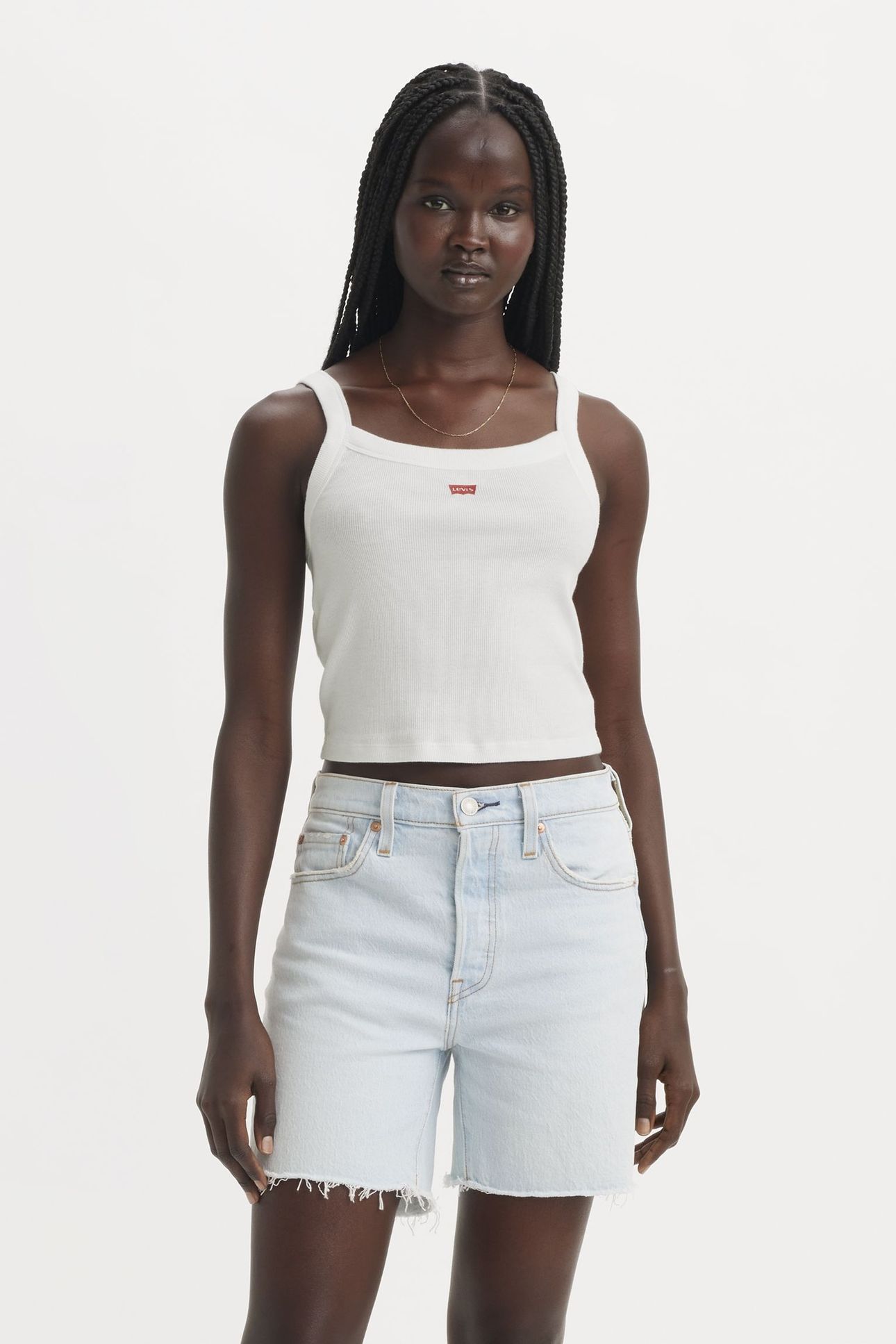 ESSENTIAL SPORTY TANK TOP WHITE 9
