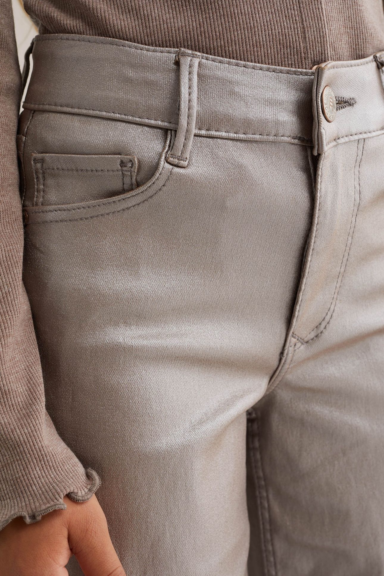 5-POCKET HIGH RISE LIGHT PINK 5