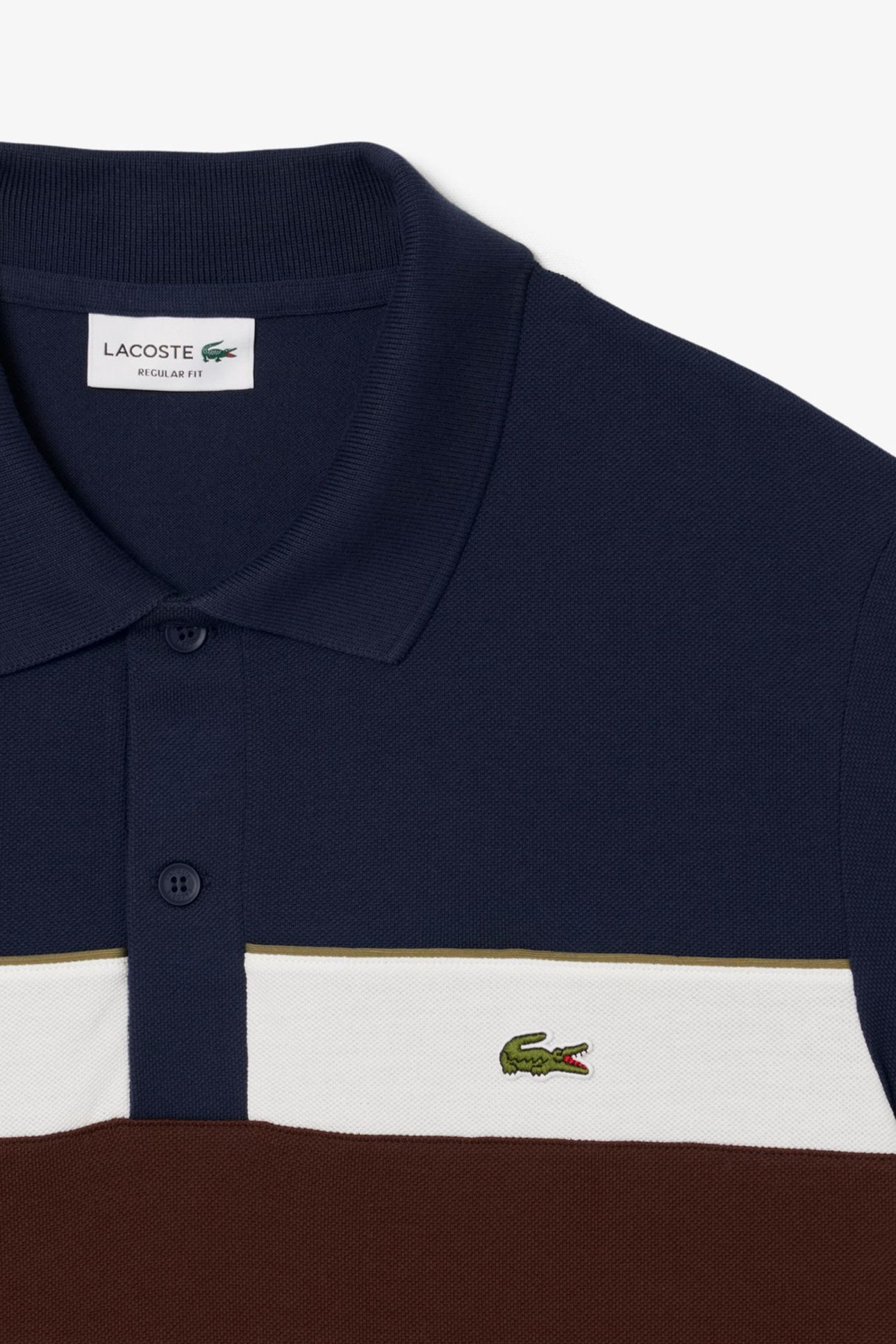 SHORT SLEEVE POLO NAVY BLUE/FLOUR-RED 4
