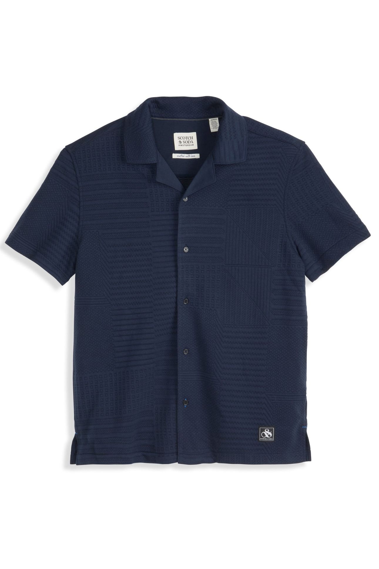 KNIT CAMP SHIRT SKY CAPTAIN 1