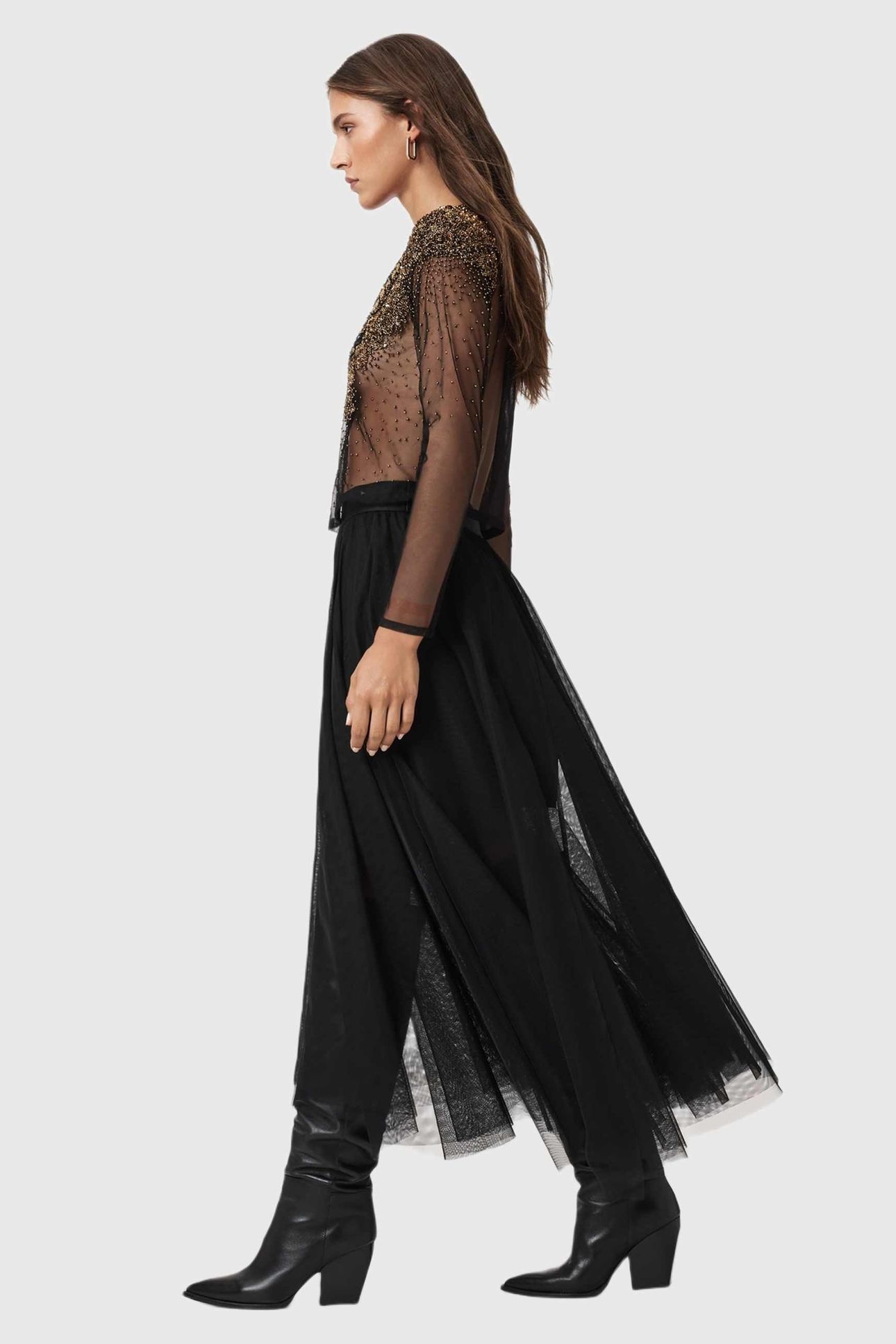 ALLY TULLE SKIRT BLACK 6