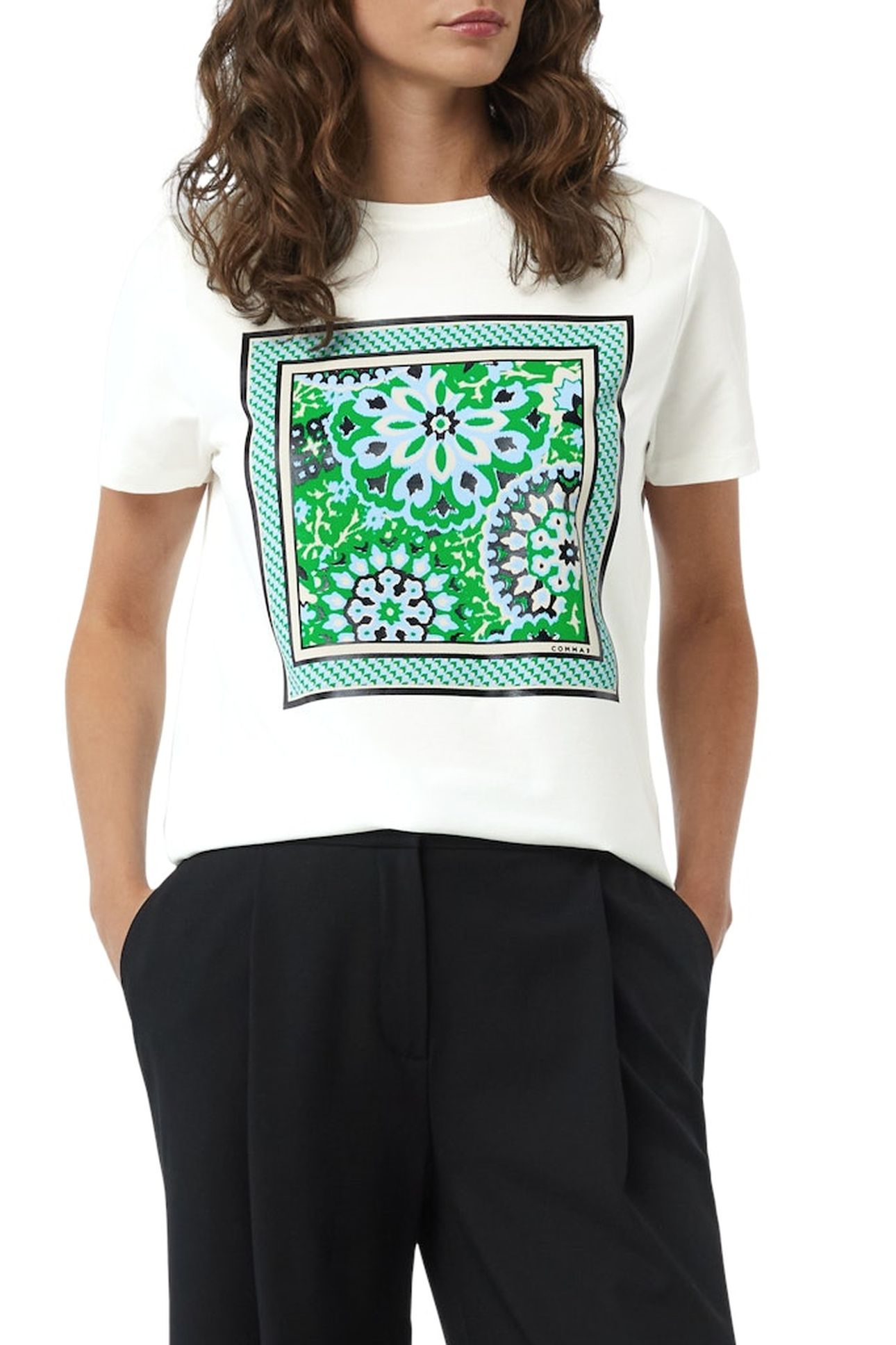 COMMA T-SHIRTS WHITE 2