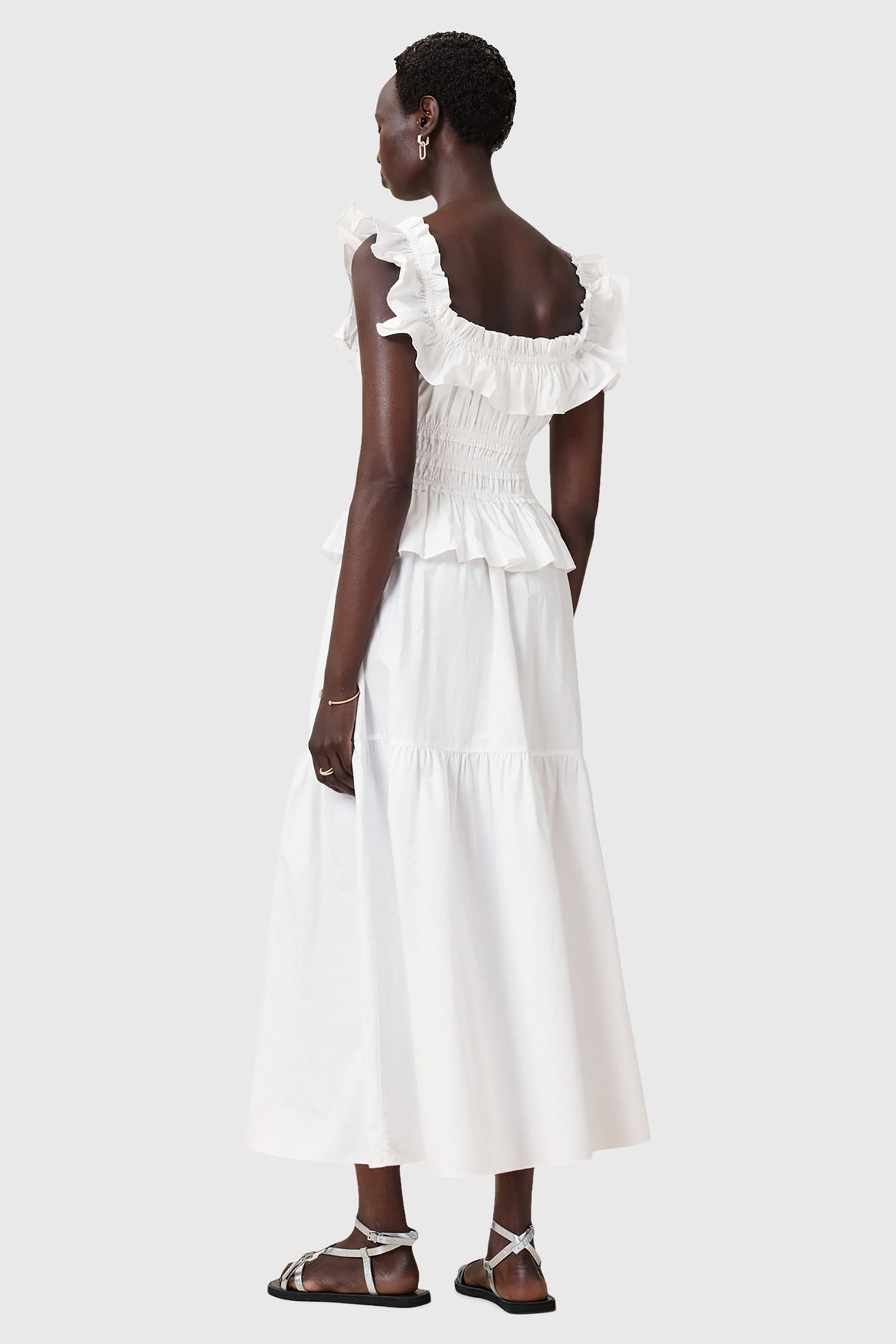 HALIA DRESS OPTIC WHITE 6