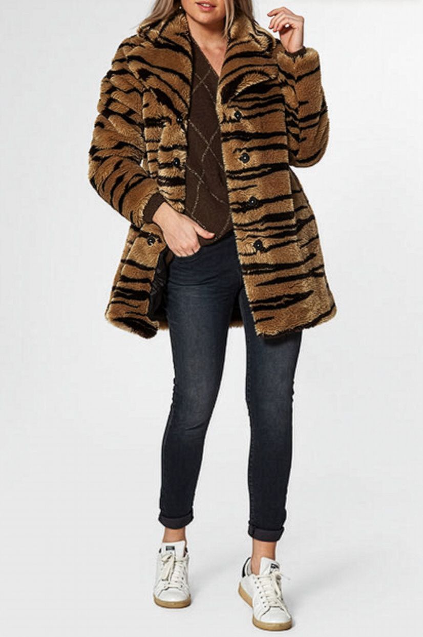 GIRLS CHRISSI COAT CAFFE LATTE 3