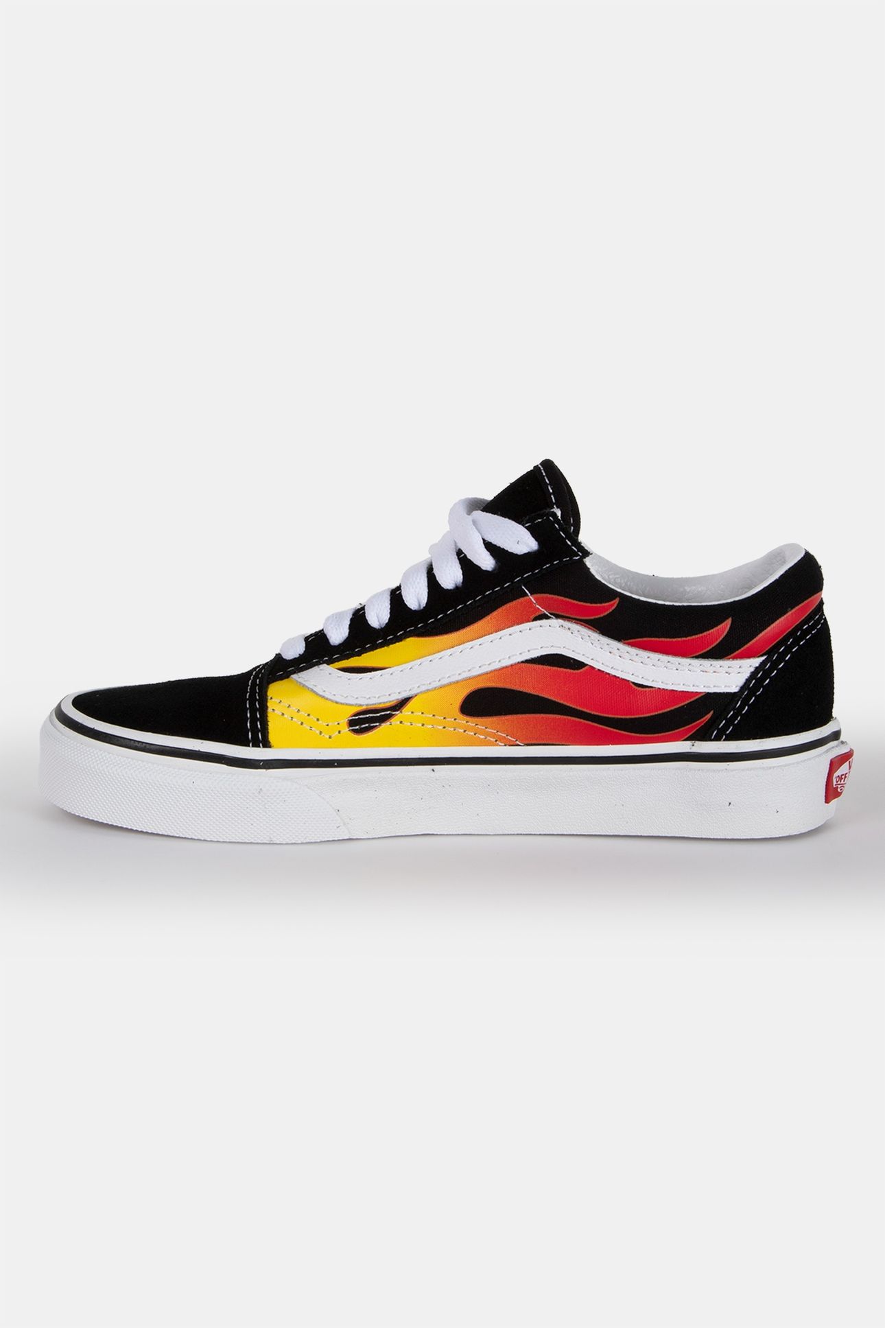 UNISEX OLD SKOOL FLAME BLACK/WHITE 2