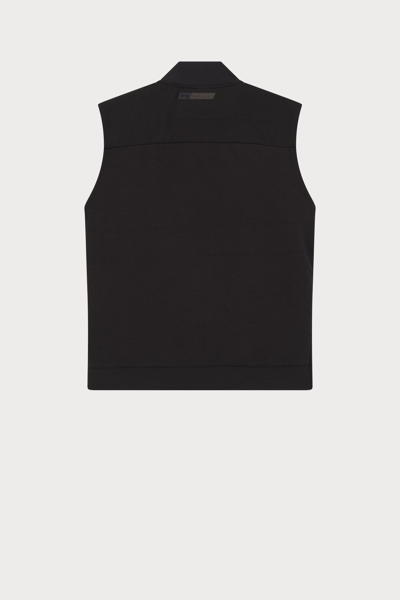MIXED MEDIA GILET BLACK 2