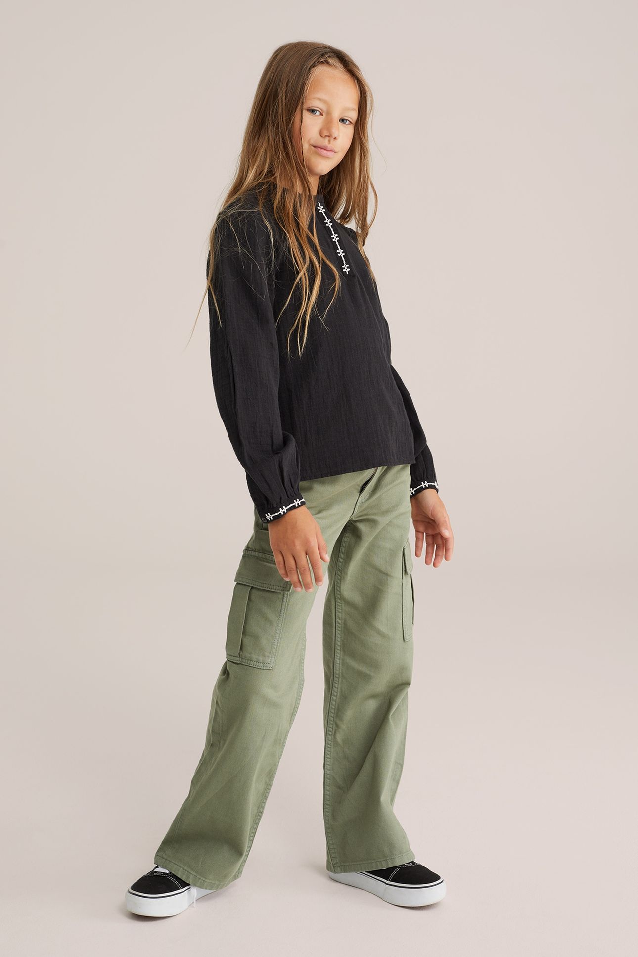5-POCKET HIGH RISE ARMY GREEN 2