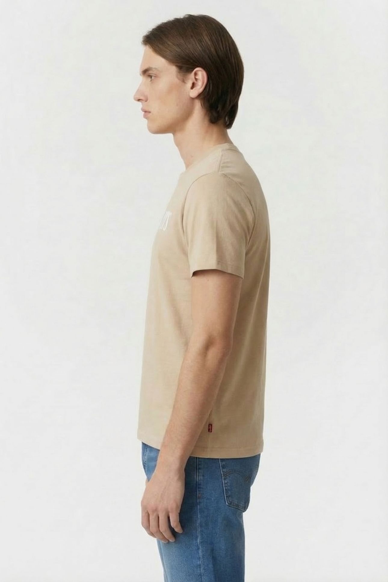 RELAXED FIT TEE DISTRESSED SERIF 3