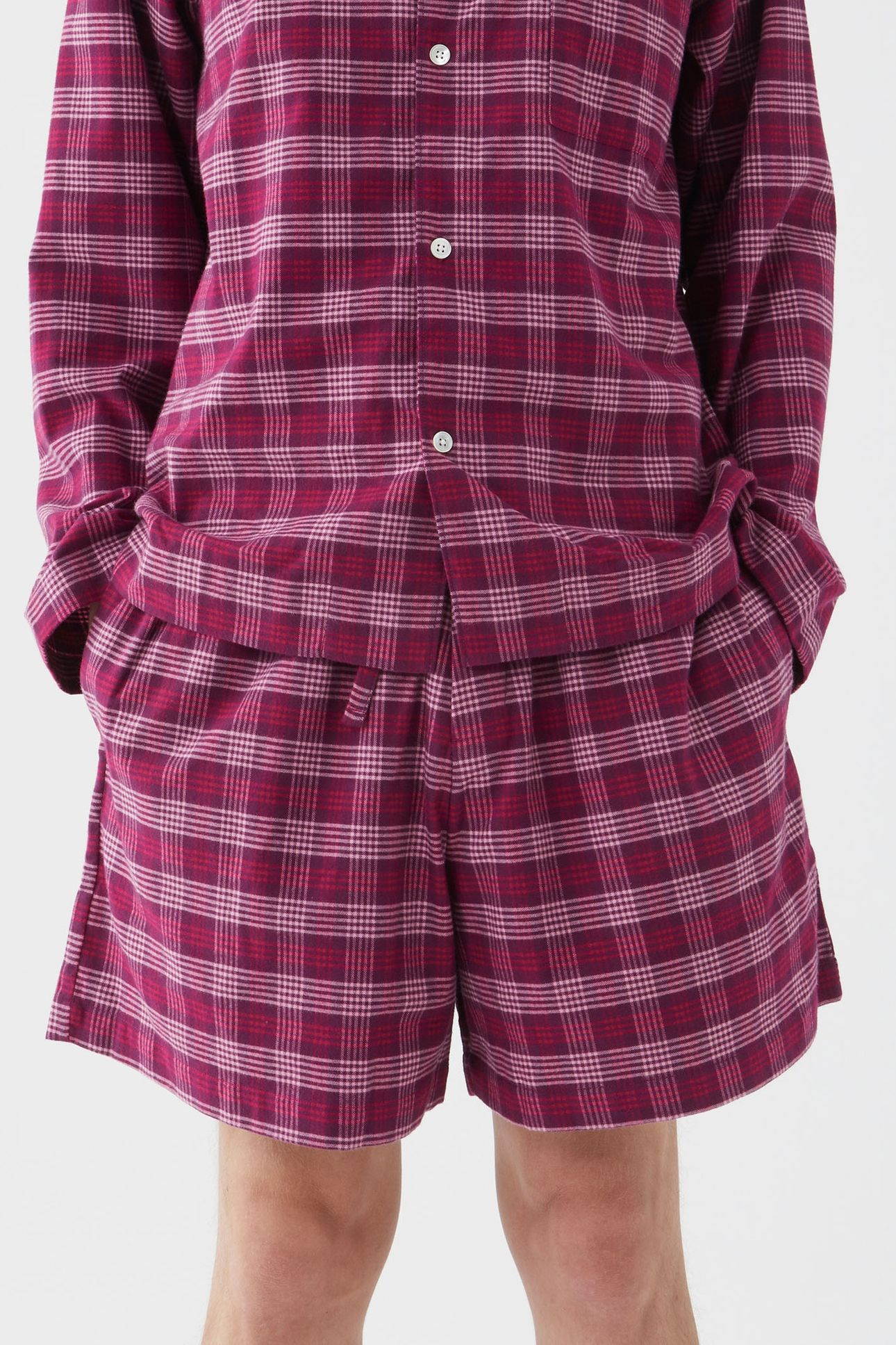 UNISEX FLANNEL, PYJAMAS SHORTS DEEP DREAM 1