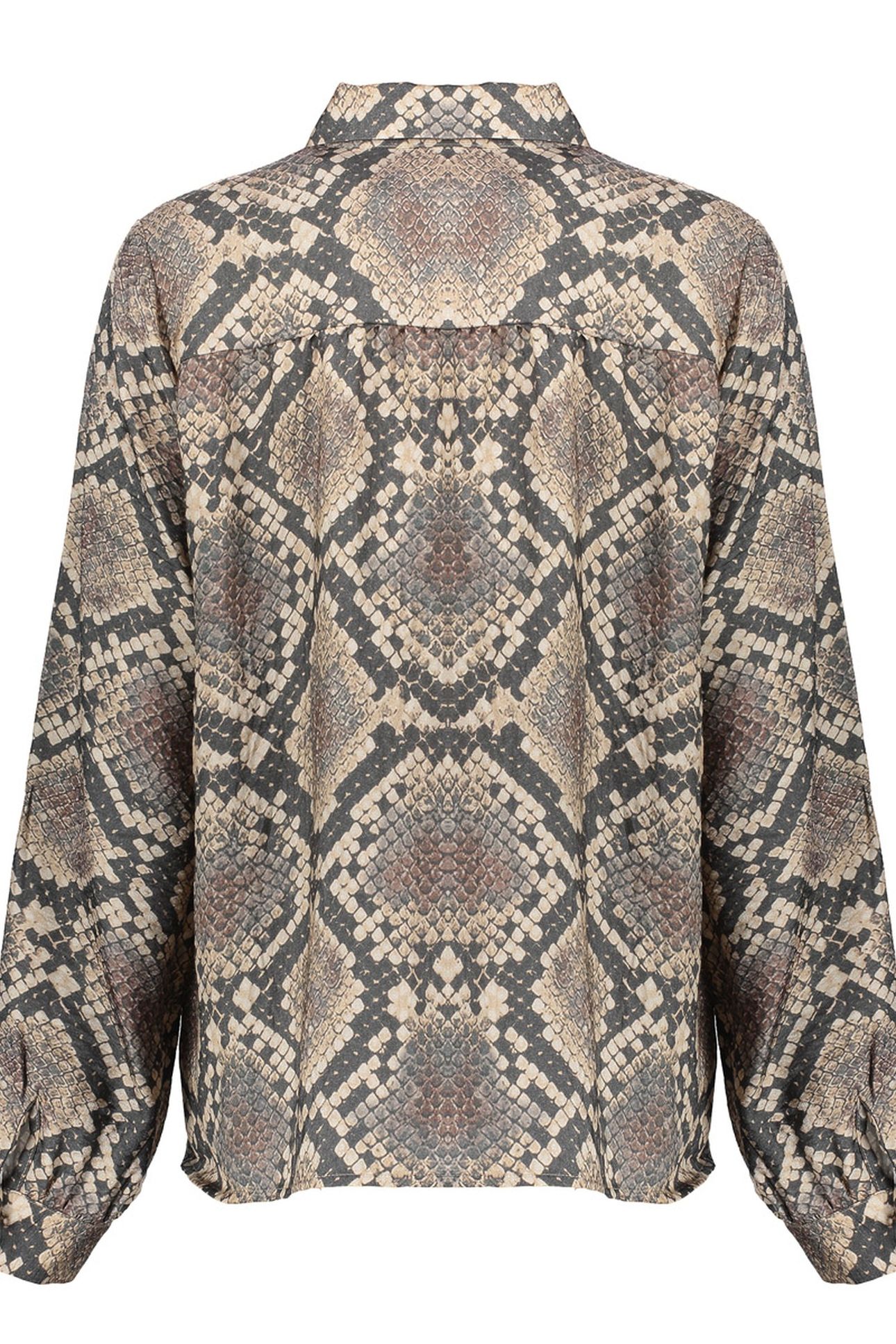 BLOUSE ANIMAL BLACK/SAND 2