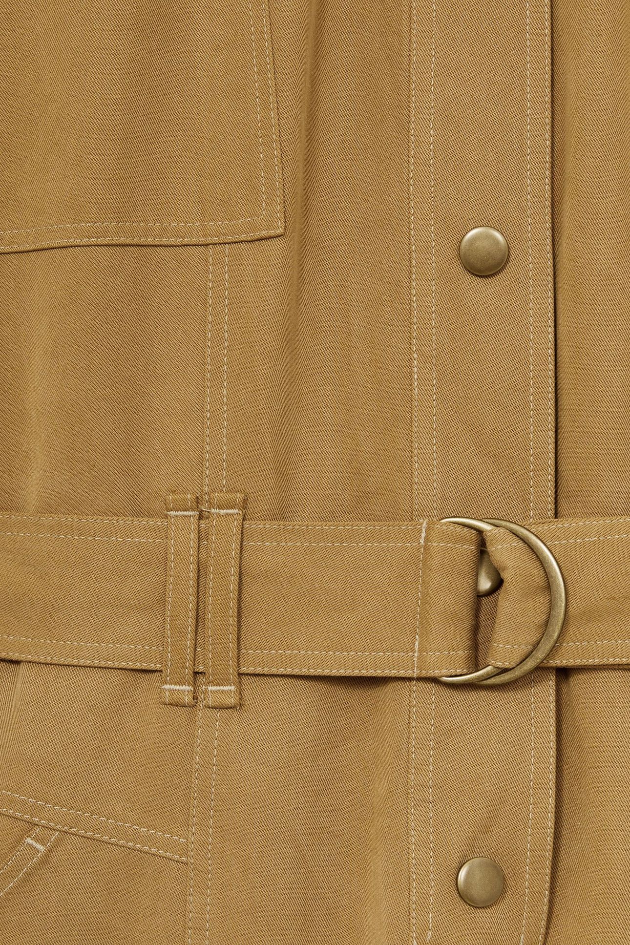 SEAM DETAIL JUMPSUIT CAMEL 6