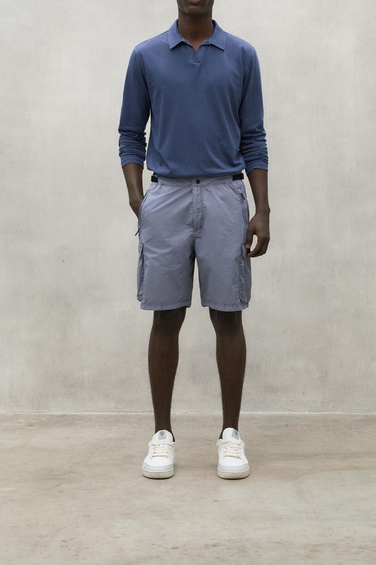 ALISTEALF CARGO SHORTS ASPHALT 1