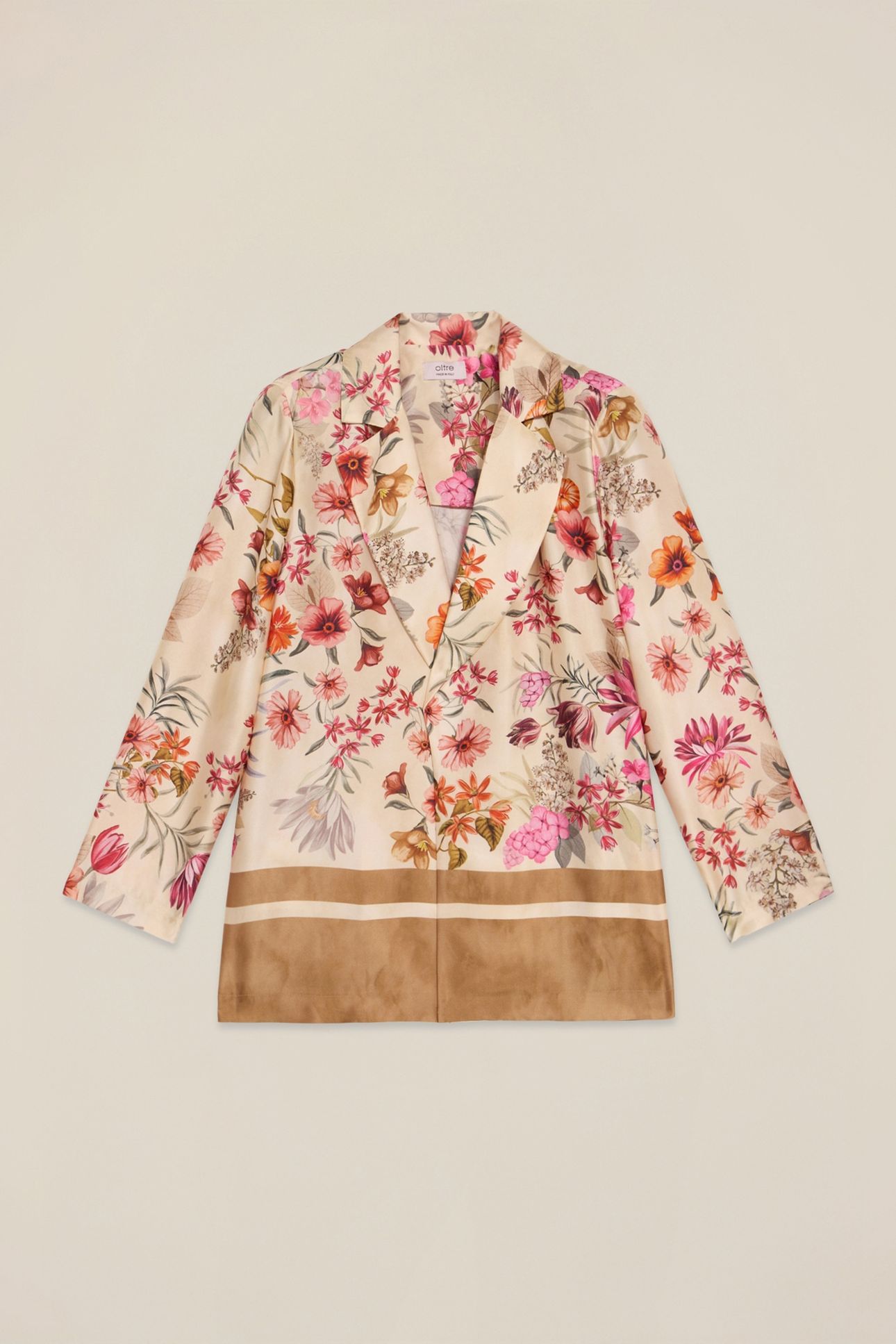 FANTASY SATIN JACKET BEIGE 4