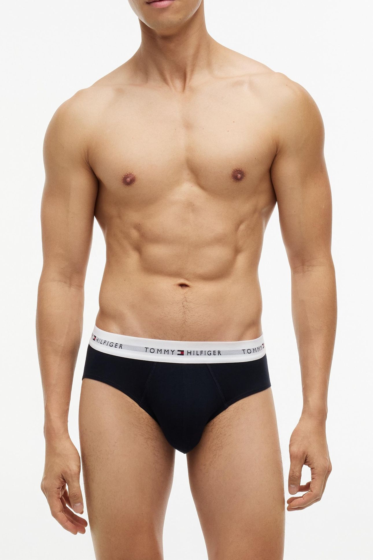 3-PACK LOGO WAISTBAND BRIEFS DES SKY/PRIMARY RED/WHITE 4