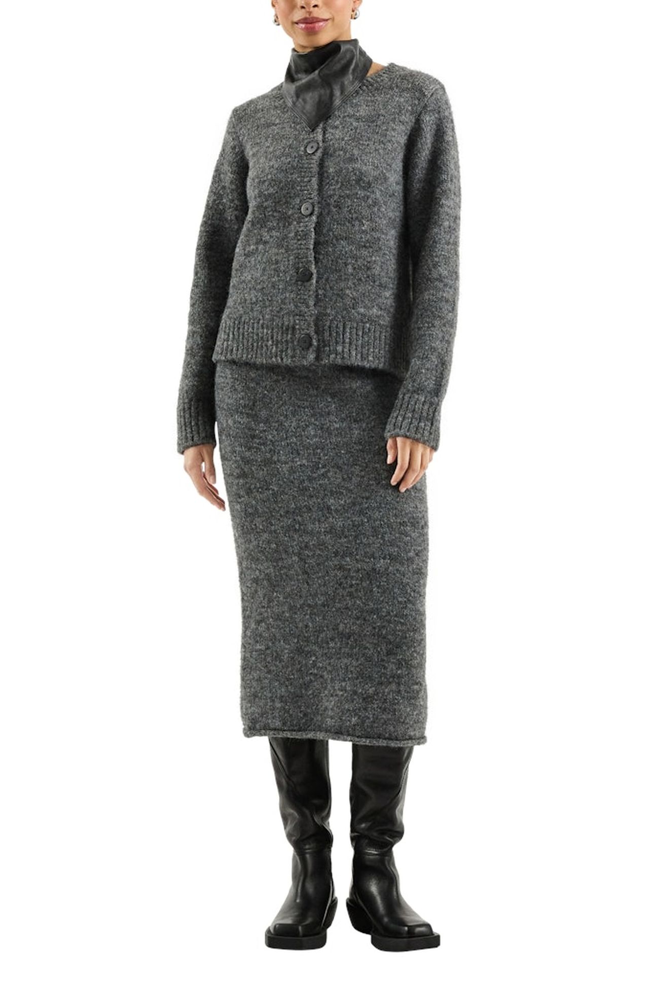 S.OLIVER-QS CARDIGAN BLACK 2