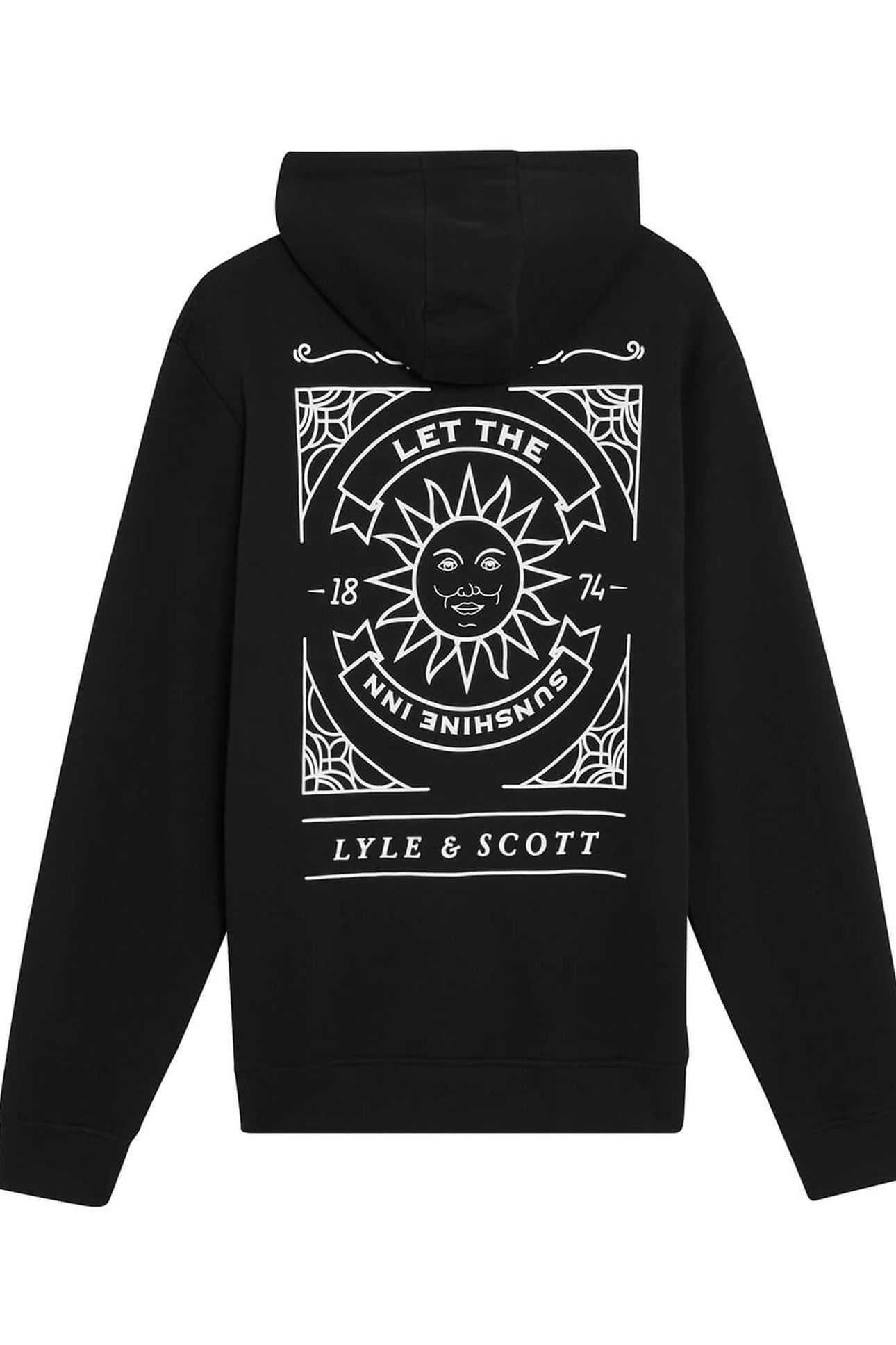 SUNSHINE INN GRAPHIC HOODIE JET BLACK 5