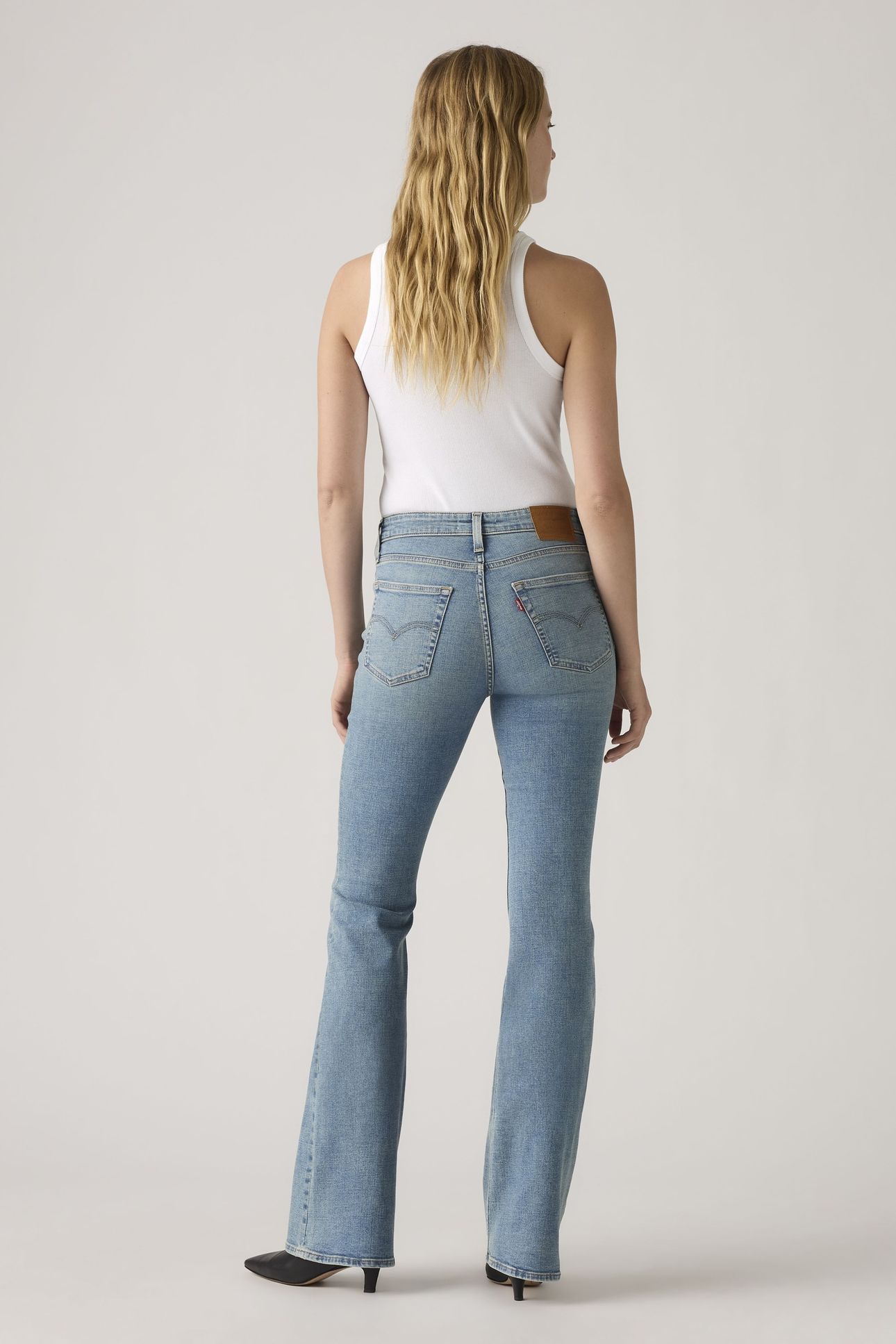 726™ HIGH RISE FLARE JEANS BLUE 3
